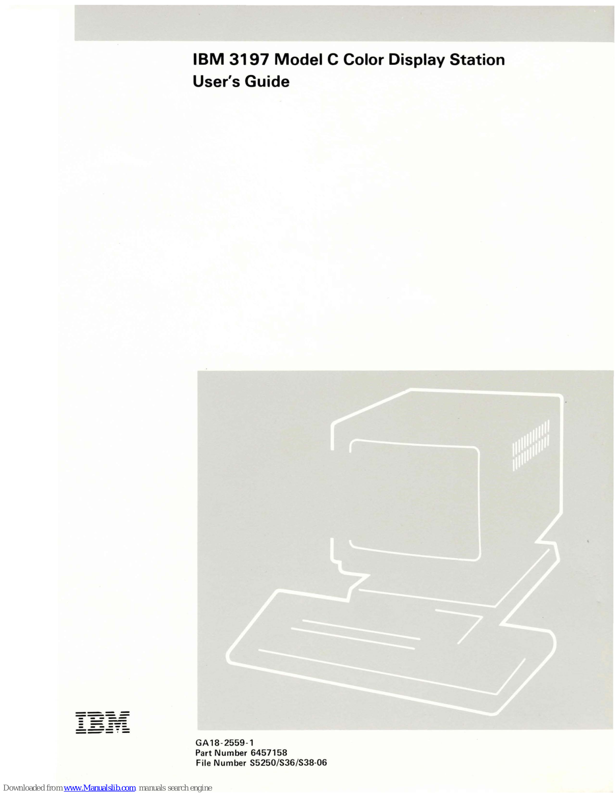 IBM 3197 C User Manual