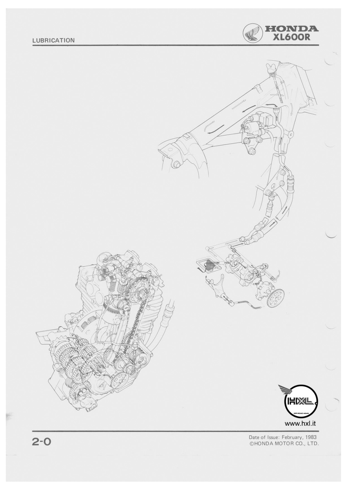 Honda XL600R Service Manual part 02