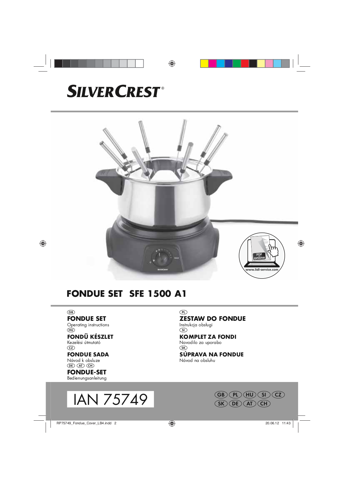 Silvercrest SFE 1500 A1 User Manual