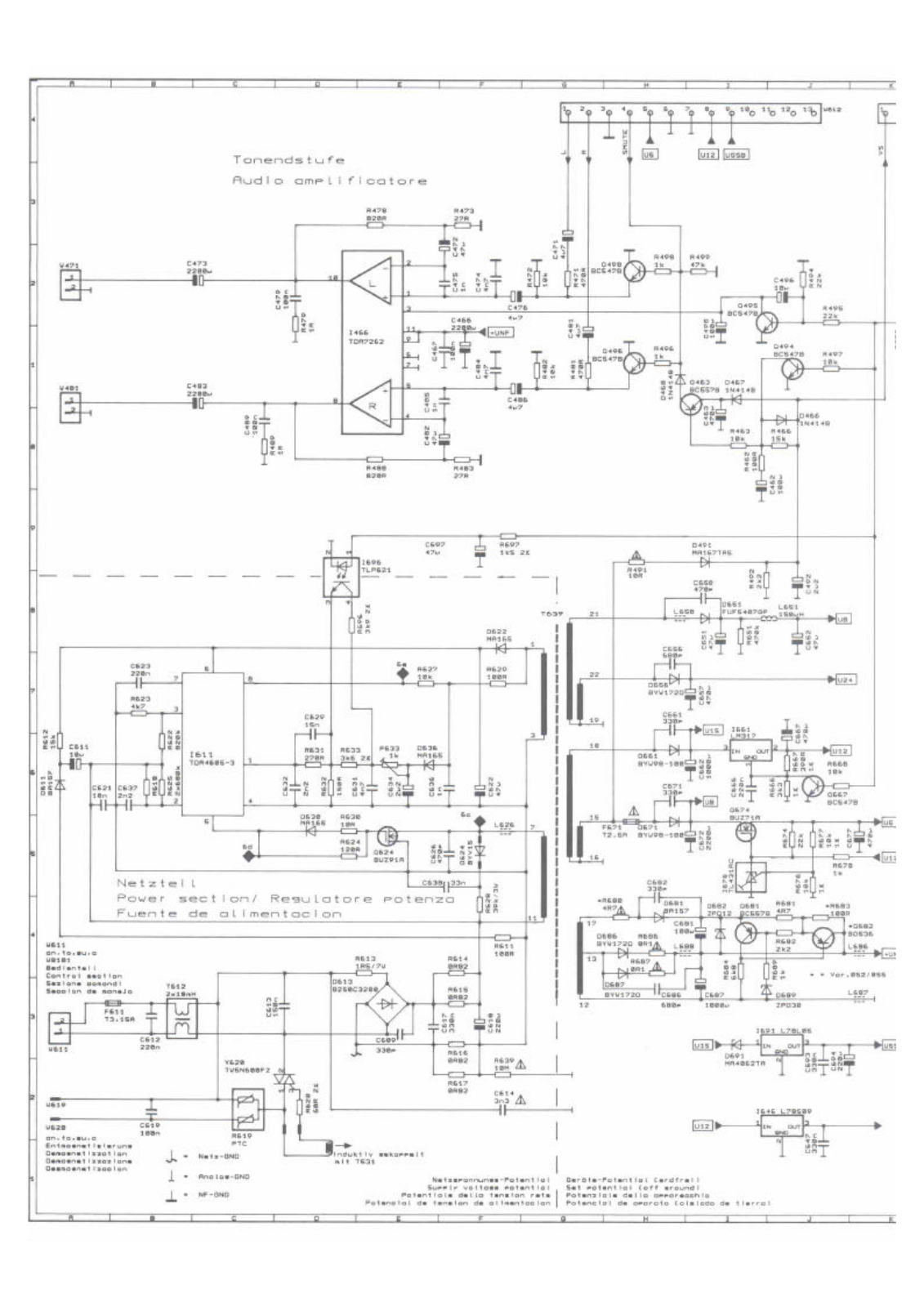 Loewe PLANUS 4063 Schematic