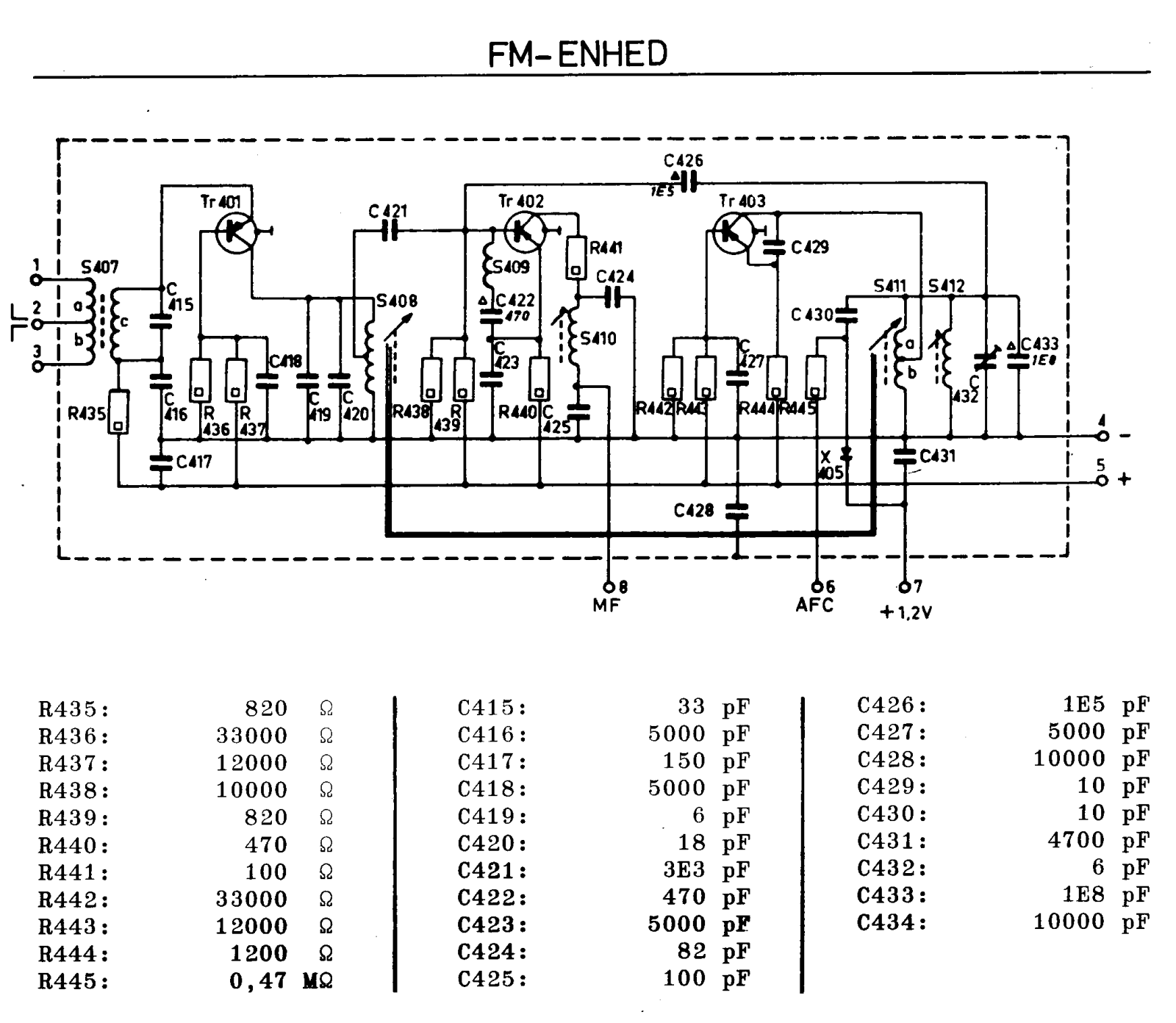 Aristona HF5501 Schematic