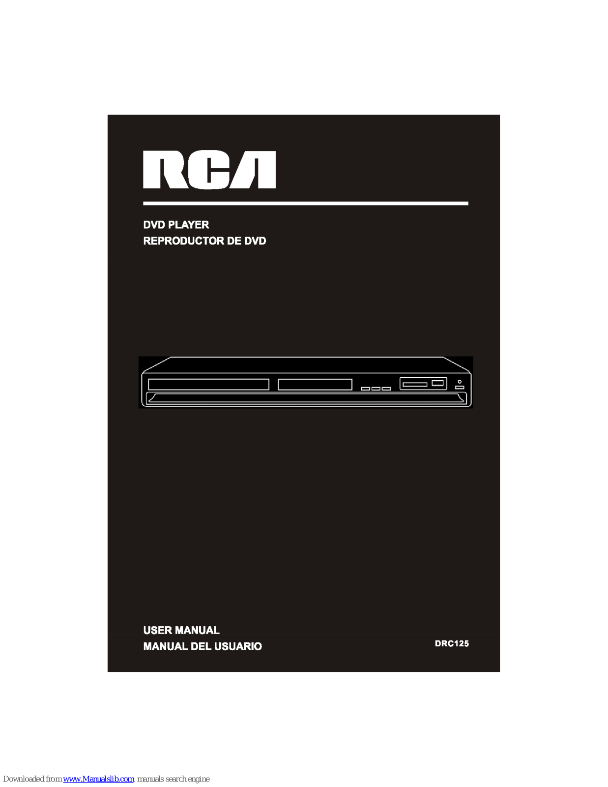 RCA DRC125 User Manual