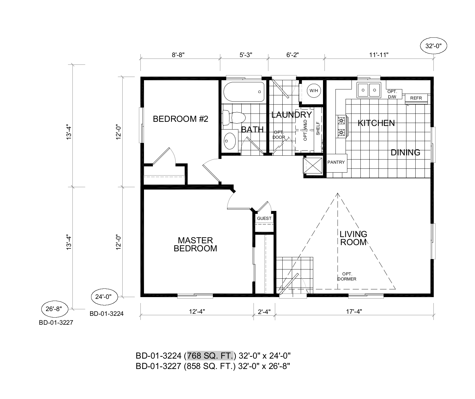 Silvercrest BD-01 Floor Plan