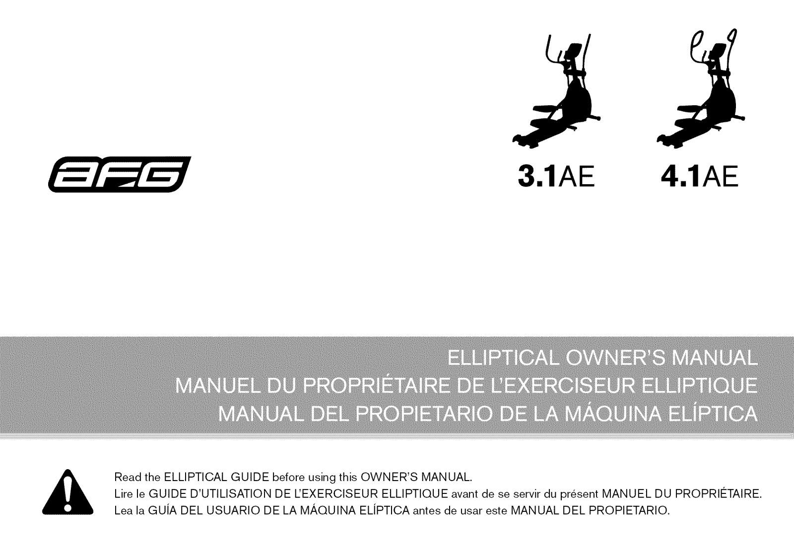 AFG 3.1AE, 4.1AE Owner’s Manual