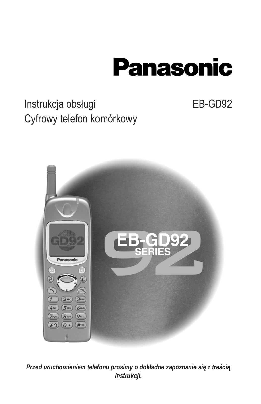 Panasonic GD92 User Manual