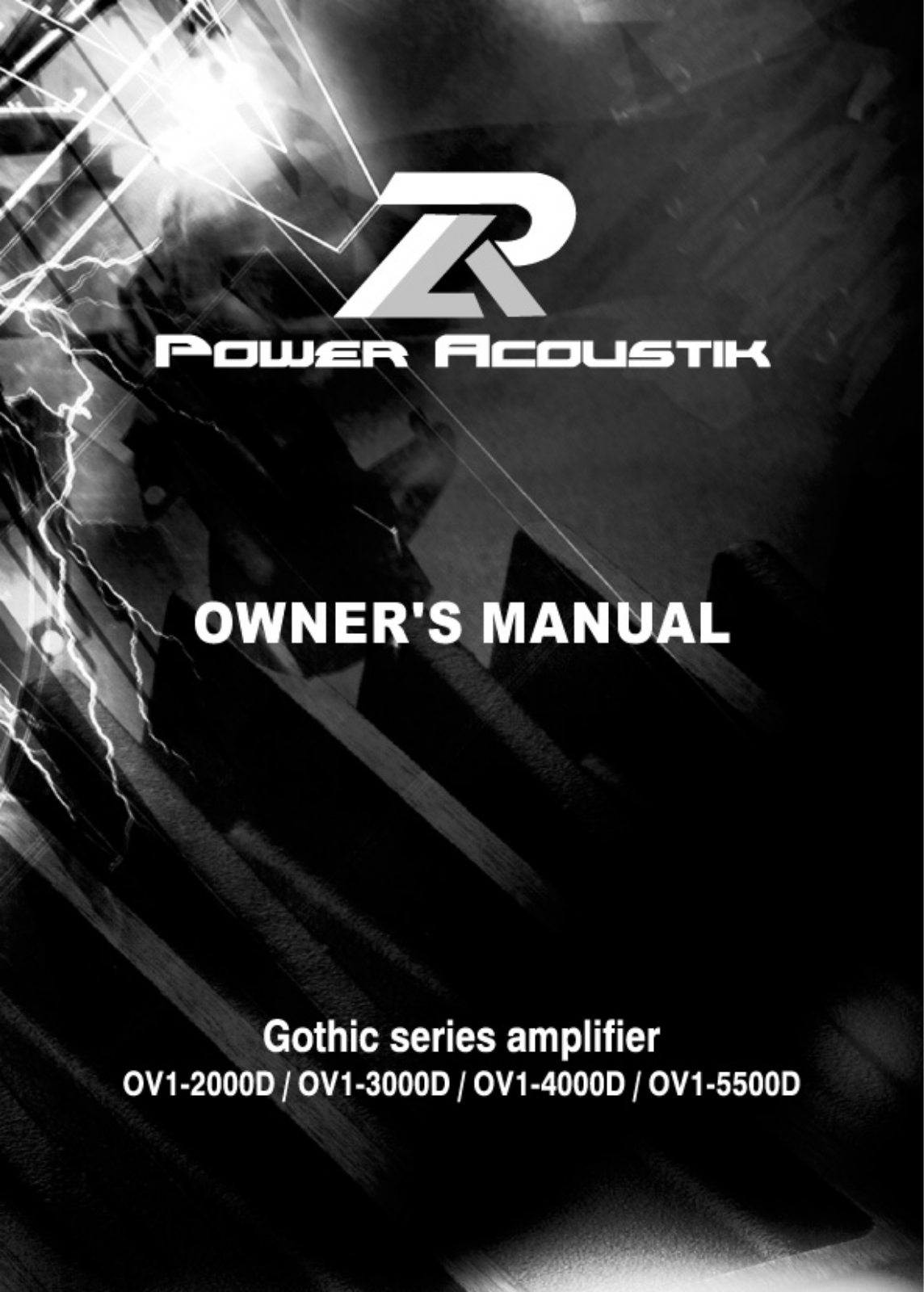 Power Acoustik OV1-5500D, OV1-3000D, OV1-2000D, OV1-4000D User Manual