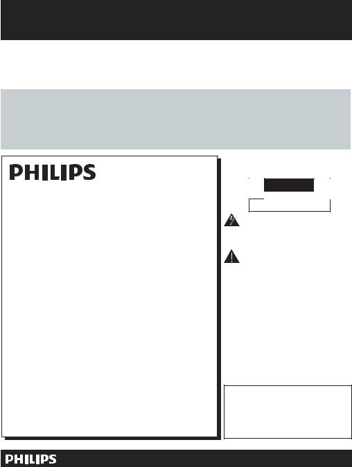 Philips AD7000W/12 User Manual