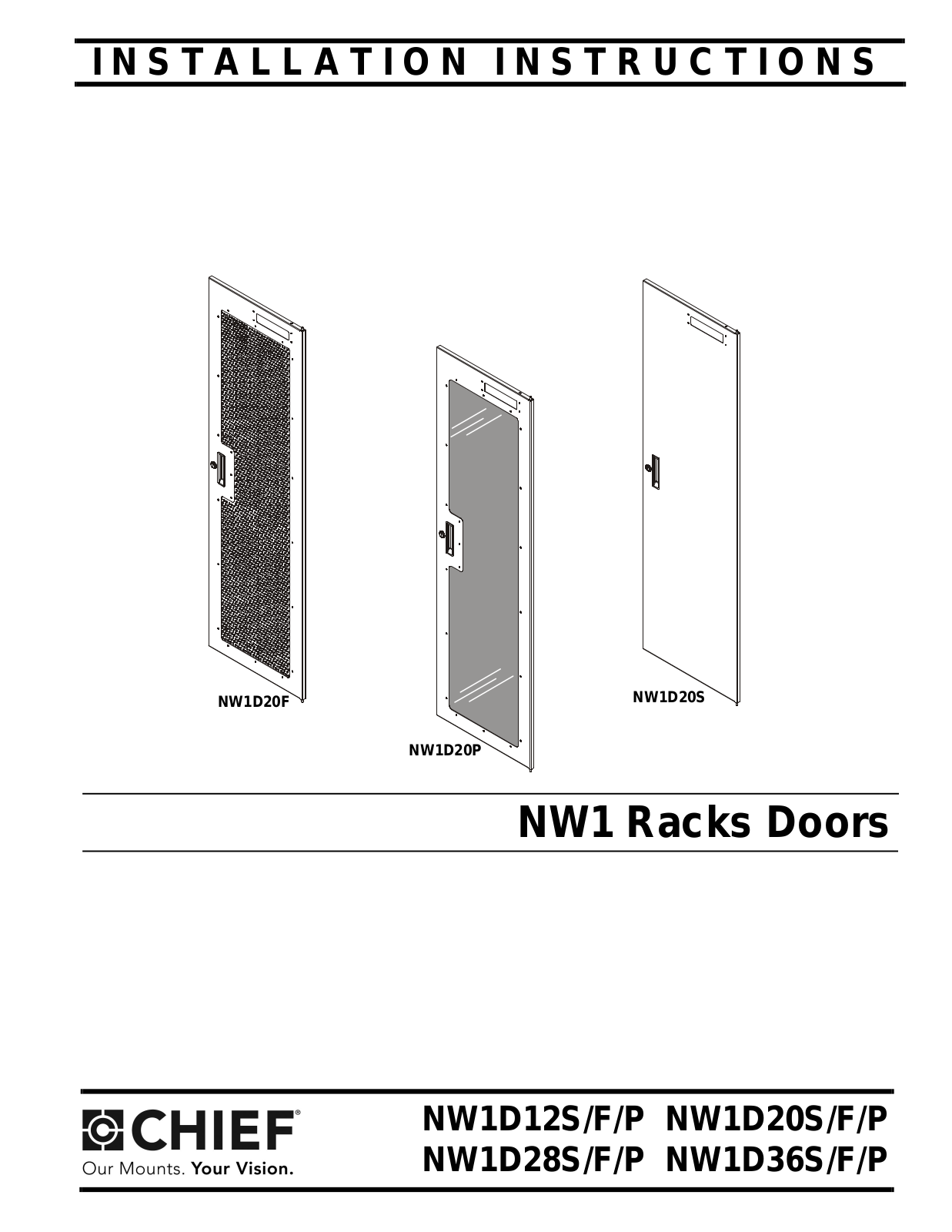 CHIEF NW1D User Manual