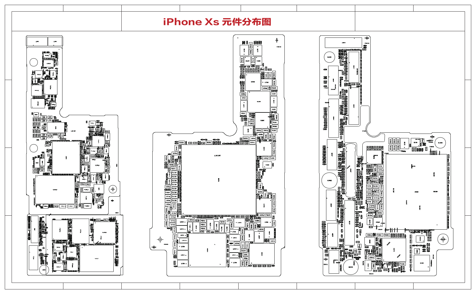 Apple IPHONE XS boardview