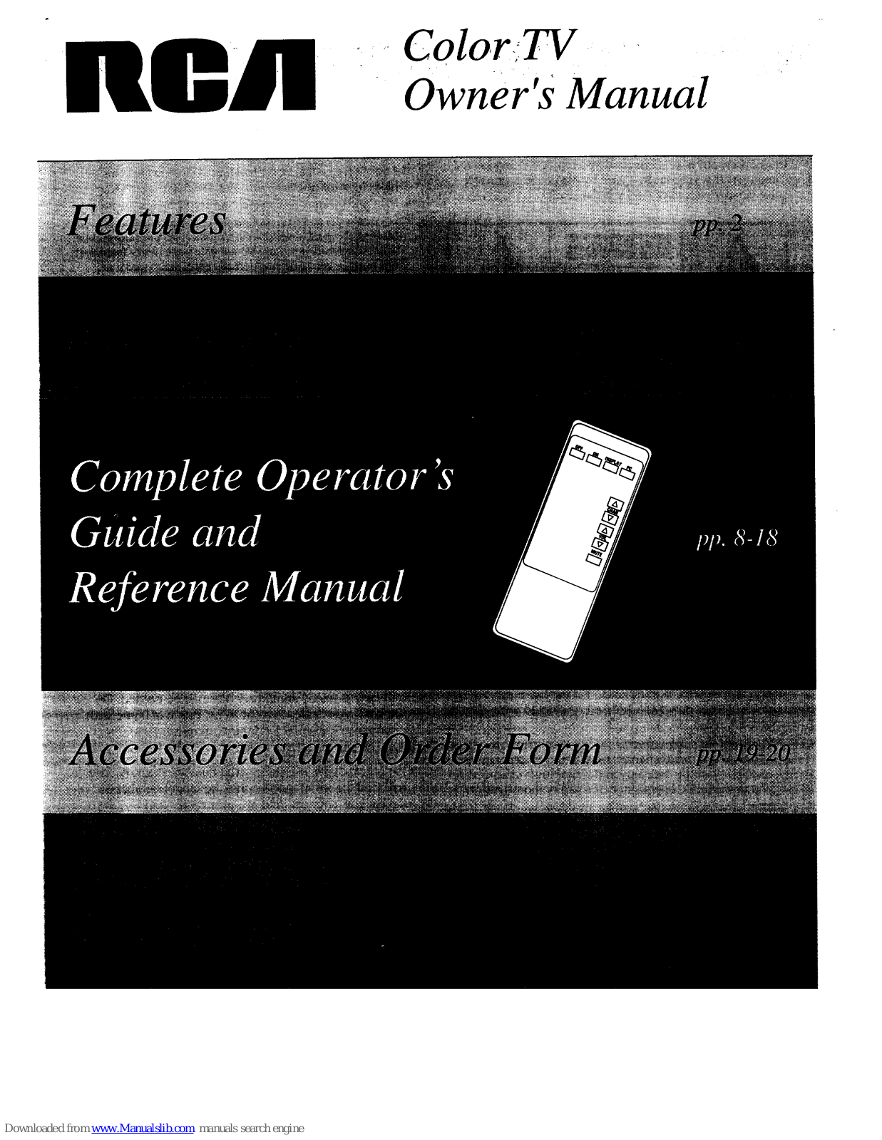 RCA IB-X20162GS Owner's Manual - ManualMachine.com