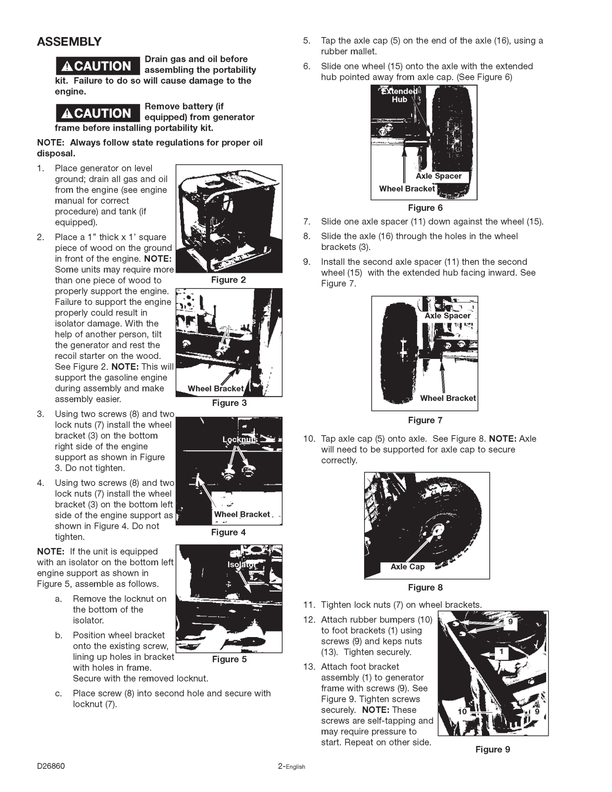 Porter-Cable D26860 User Manual