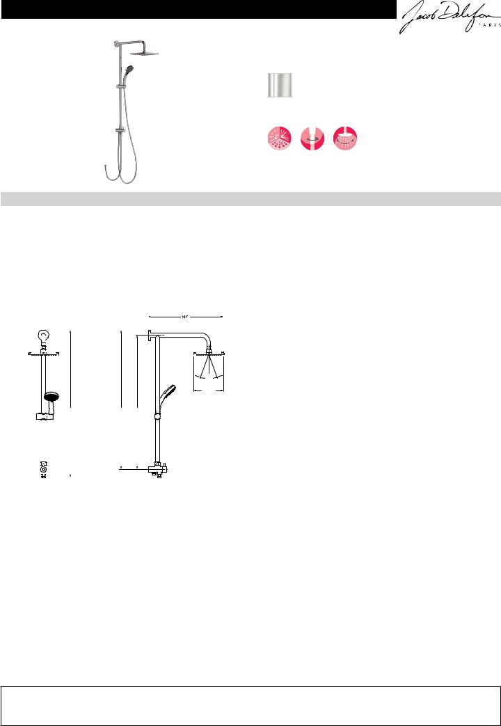 Jacob Delafon EO E45893-CP Datasheet