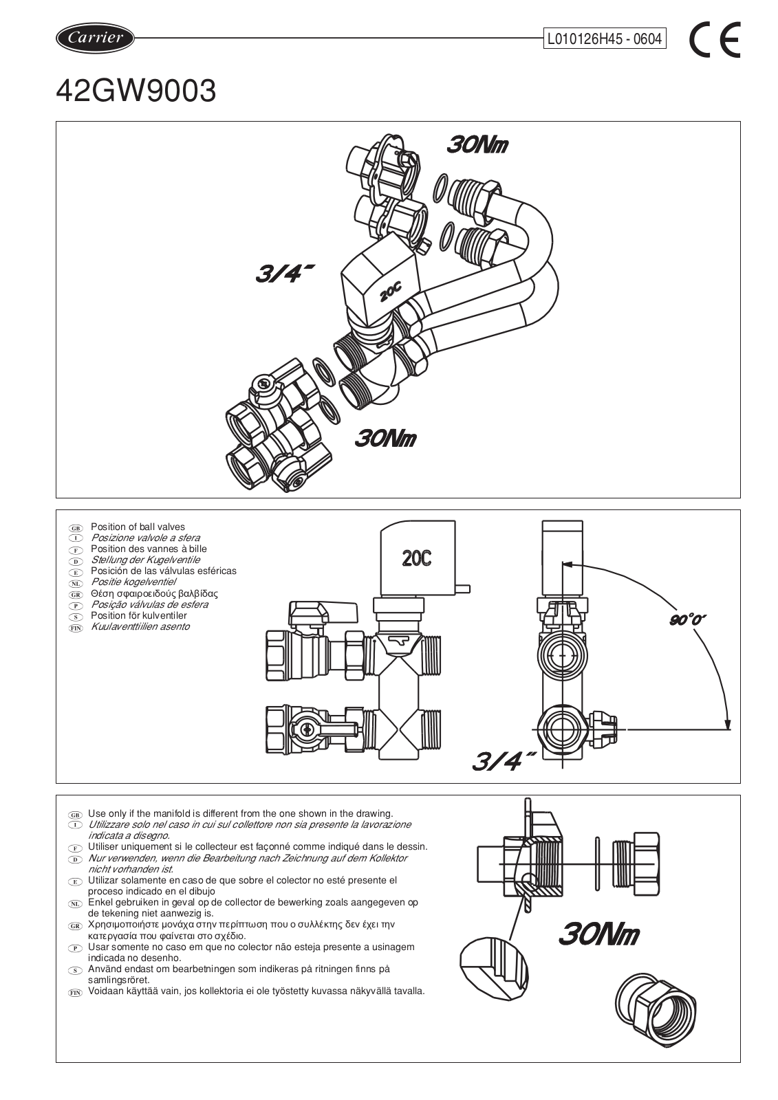 Carrier 6G26H45 User Manual