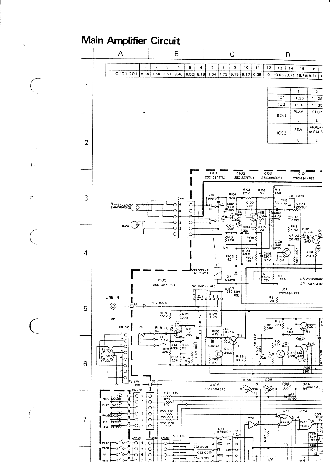 JVC KDA-7 Schematic