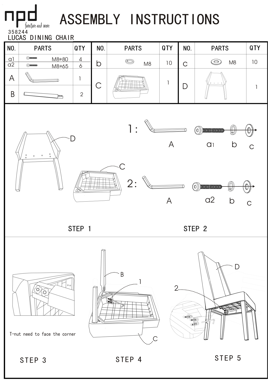 New Pacific Direct 358244BV04B User Manual