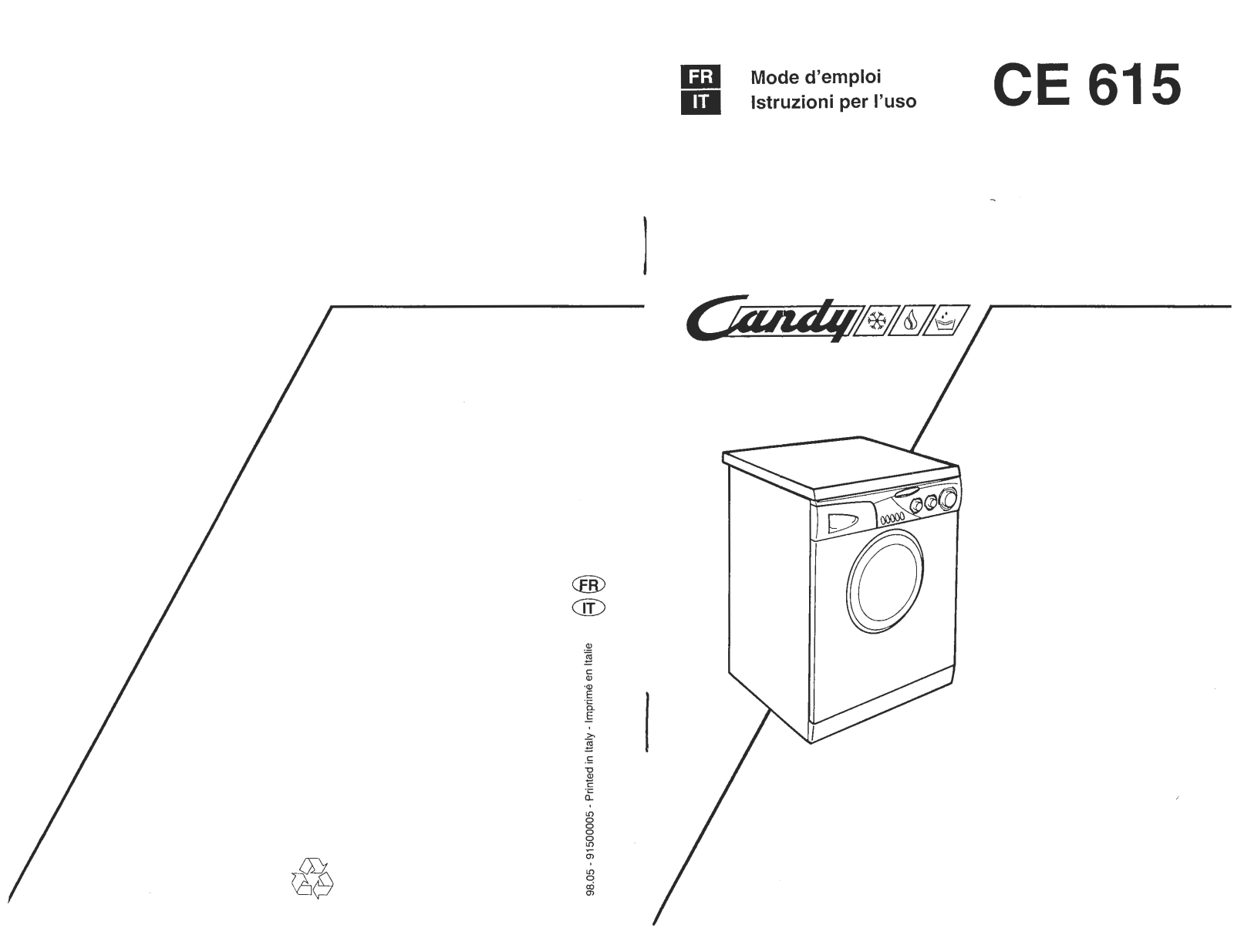 CANDY CE 615 User Manual