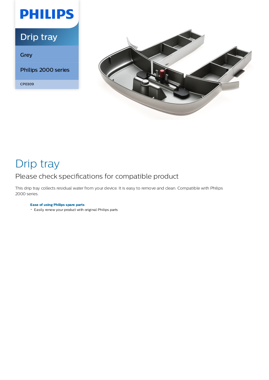 Philips CP0309/01 leaflet - ManualMachine.com