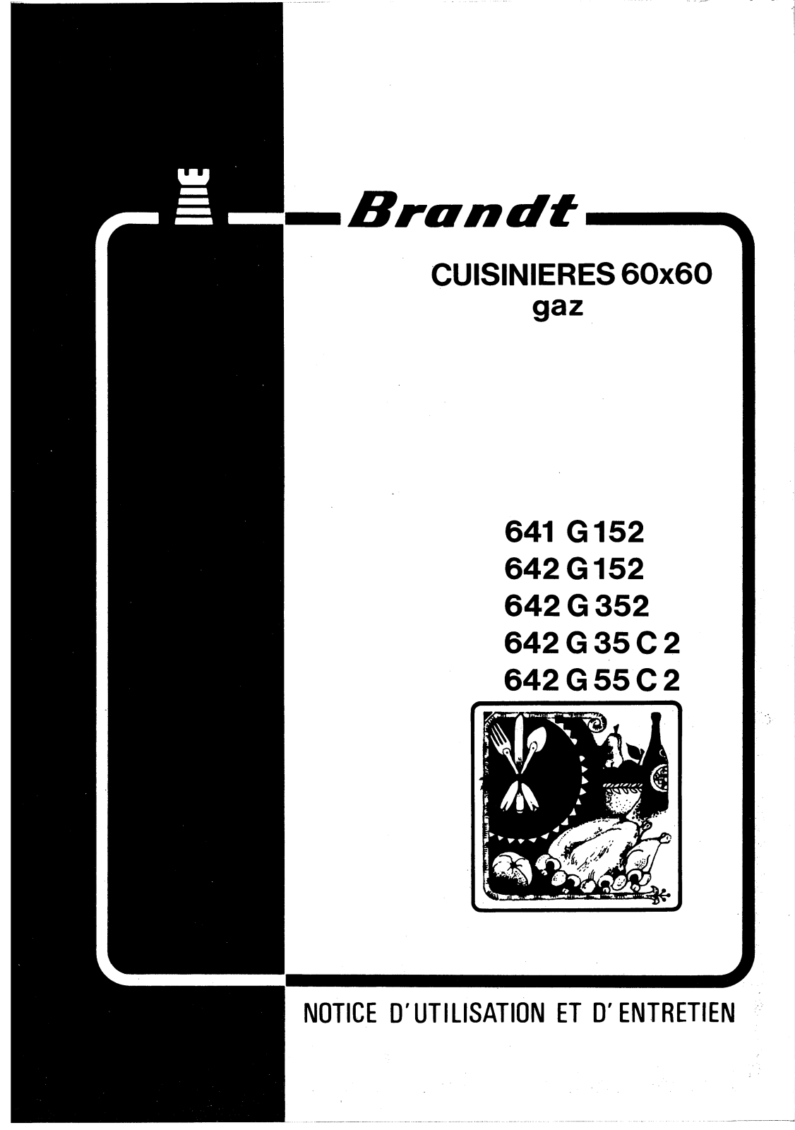 BRANDT 642G55C User Manual