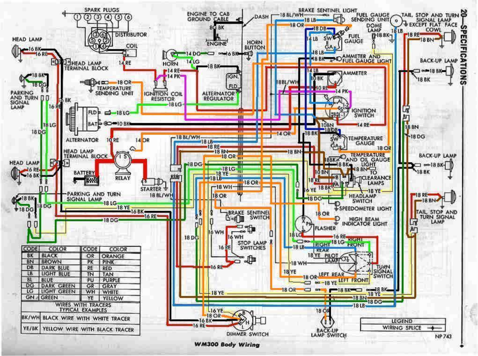 Dodge 1960   wagon  wm300 schematic