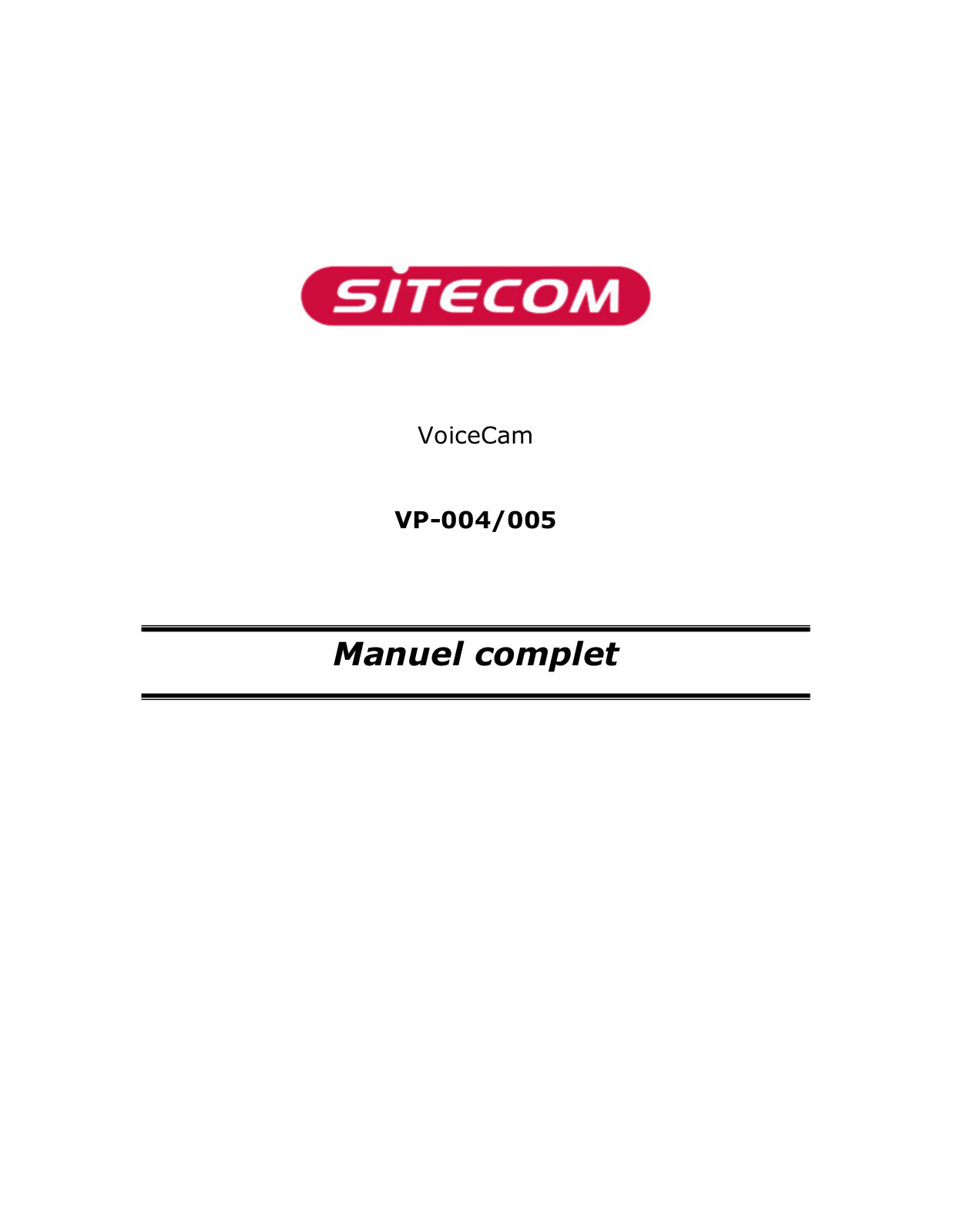 SITECOM VP-004 User Manual