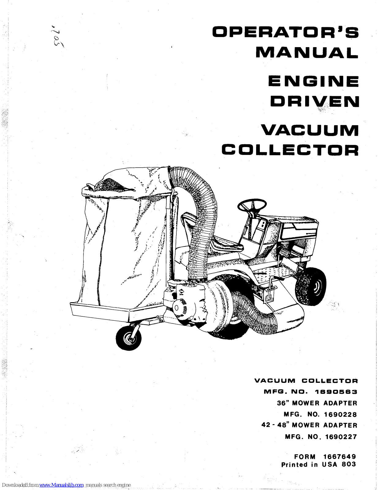 Simplicity 1690583, 1690228, 1690227 Operator's Manual