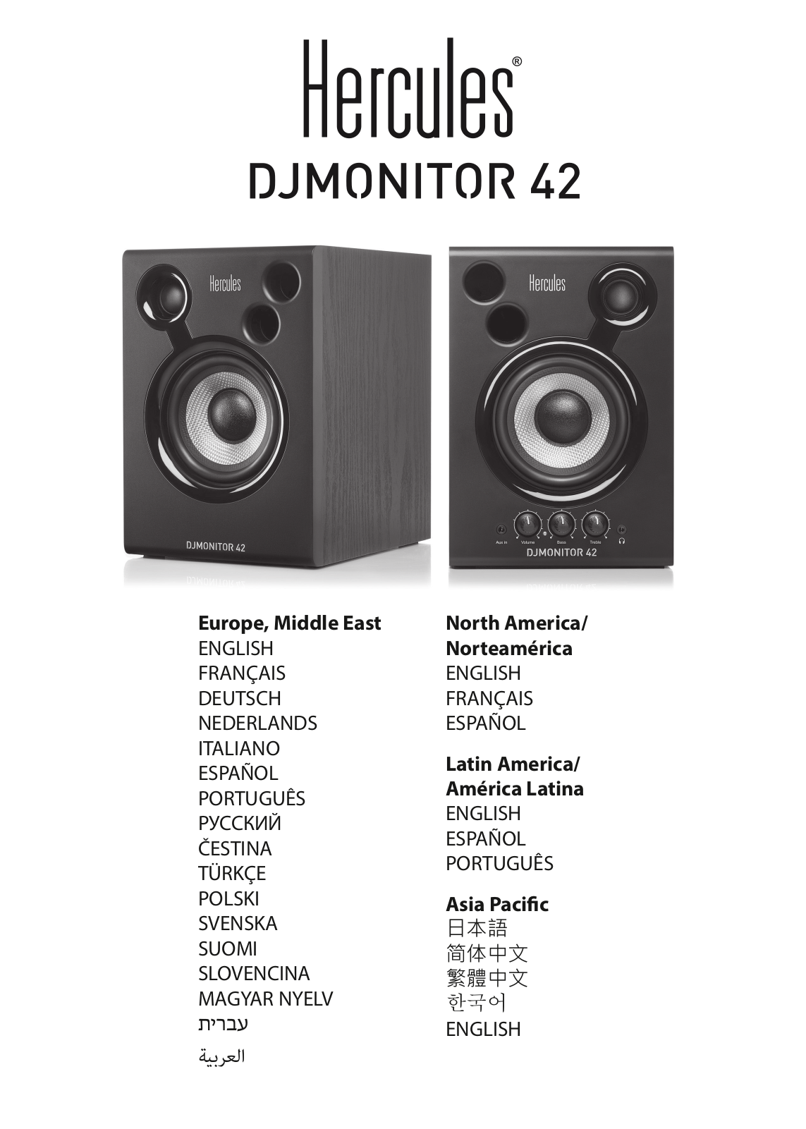 Hercules DJMonitor 42 User guide