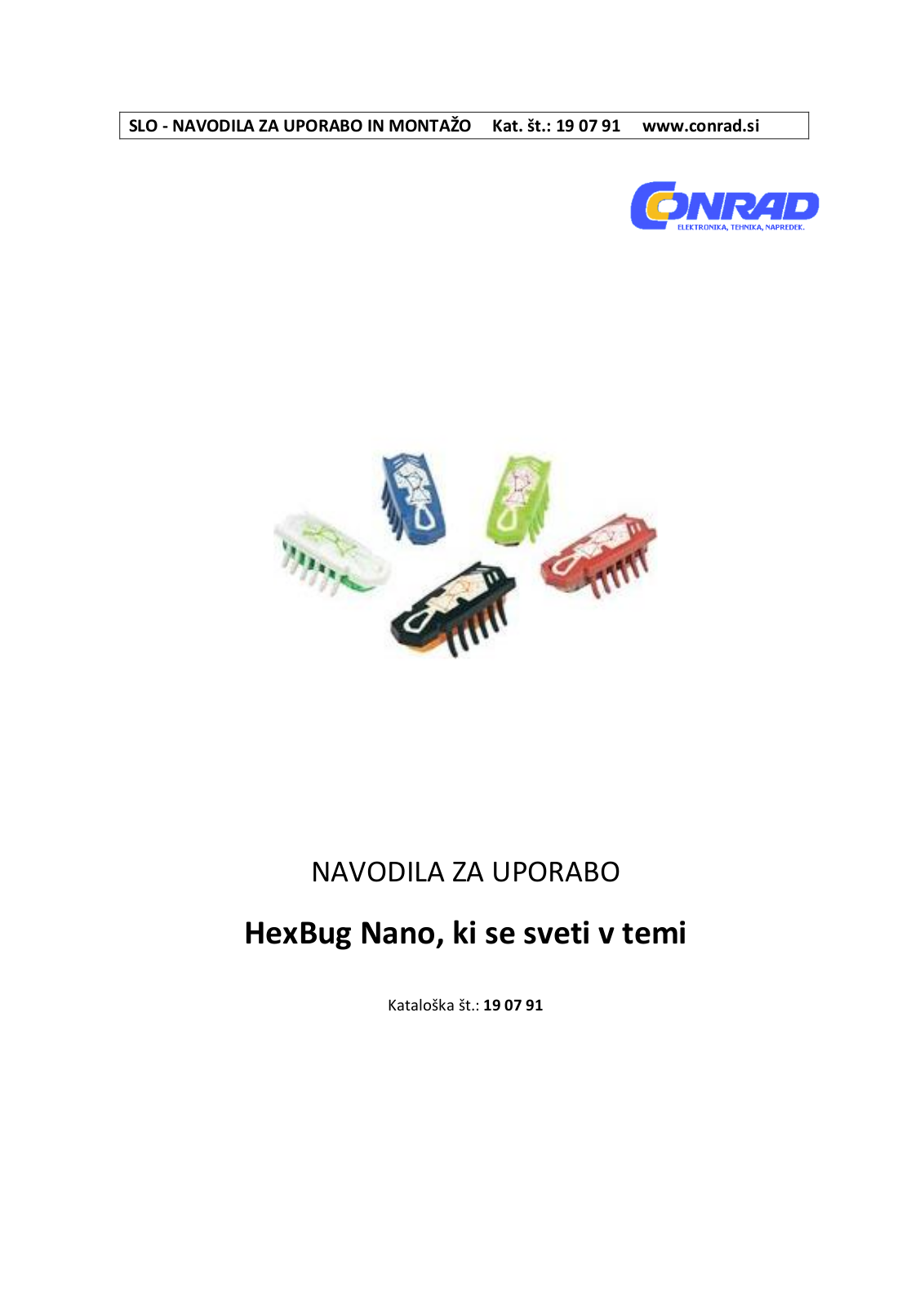 HexBug Nano User guide