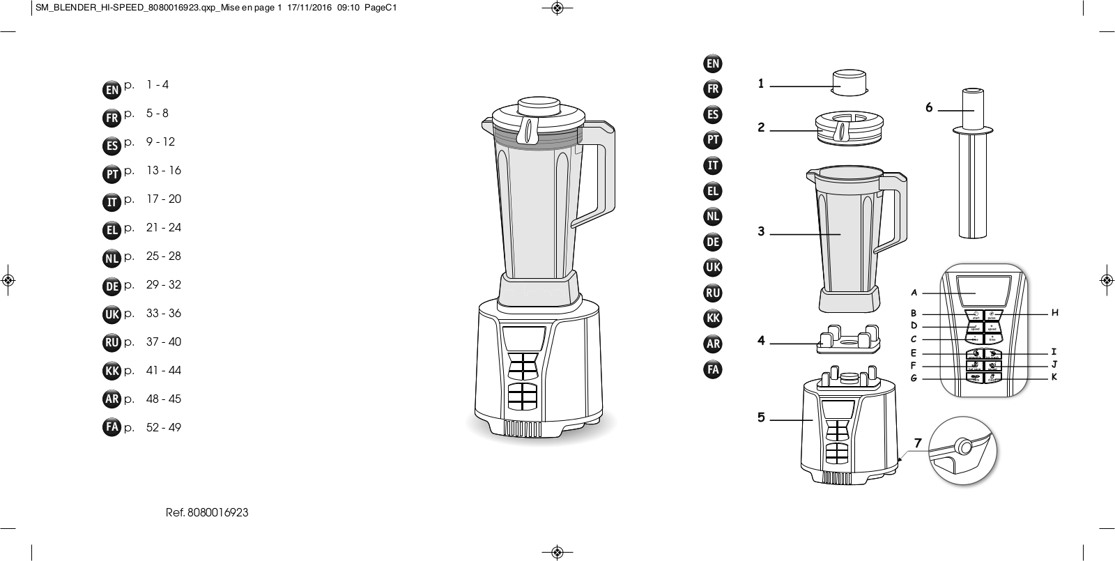 Moulinex LM935E10 User Manual