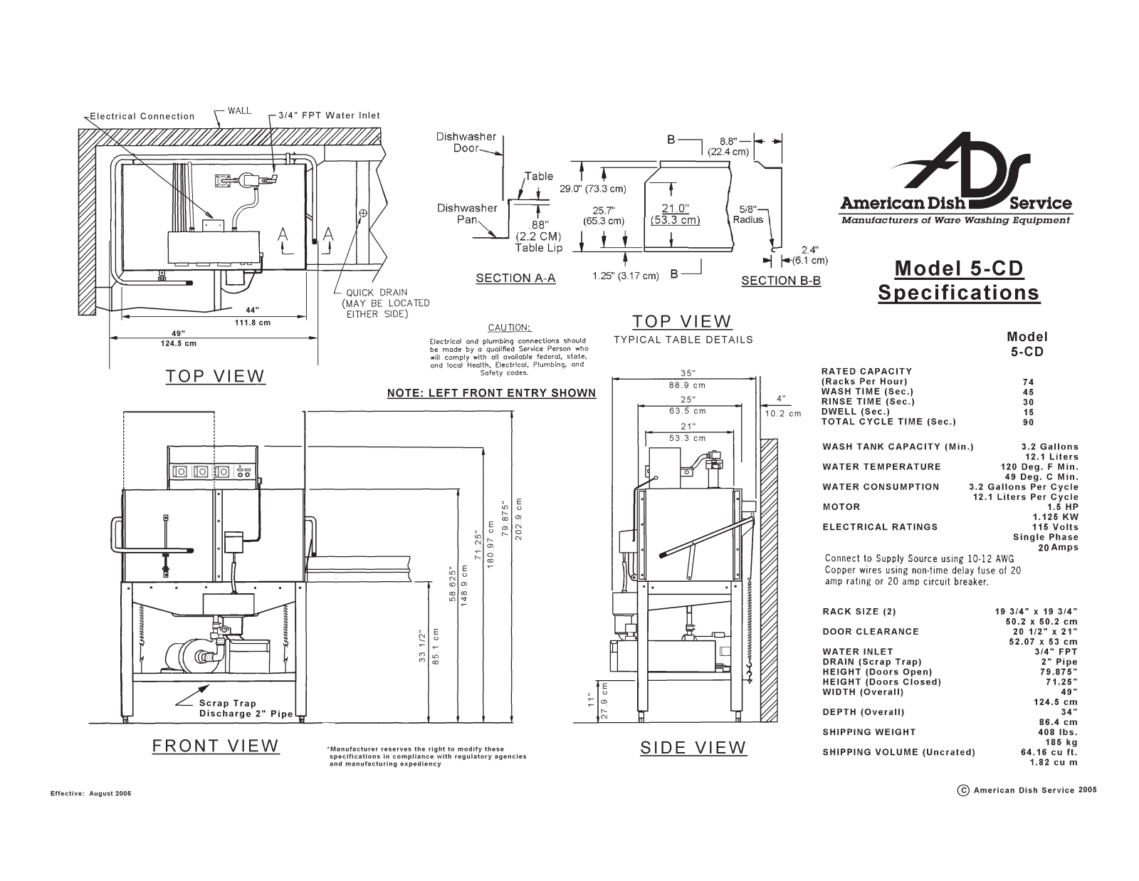 American Dish 5-CD User Manual