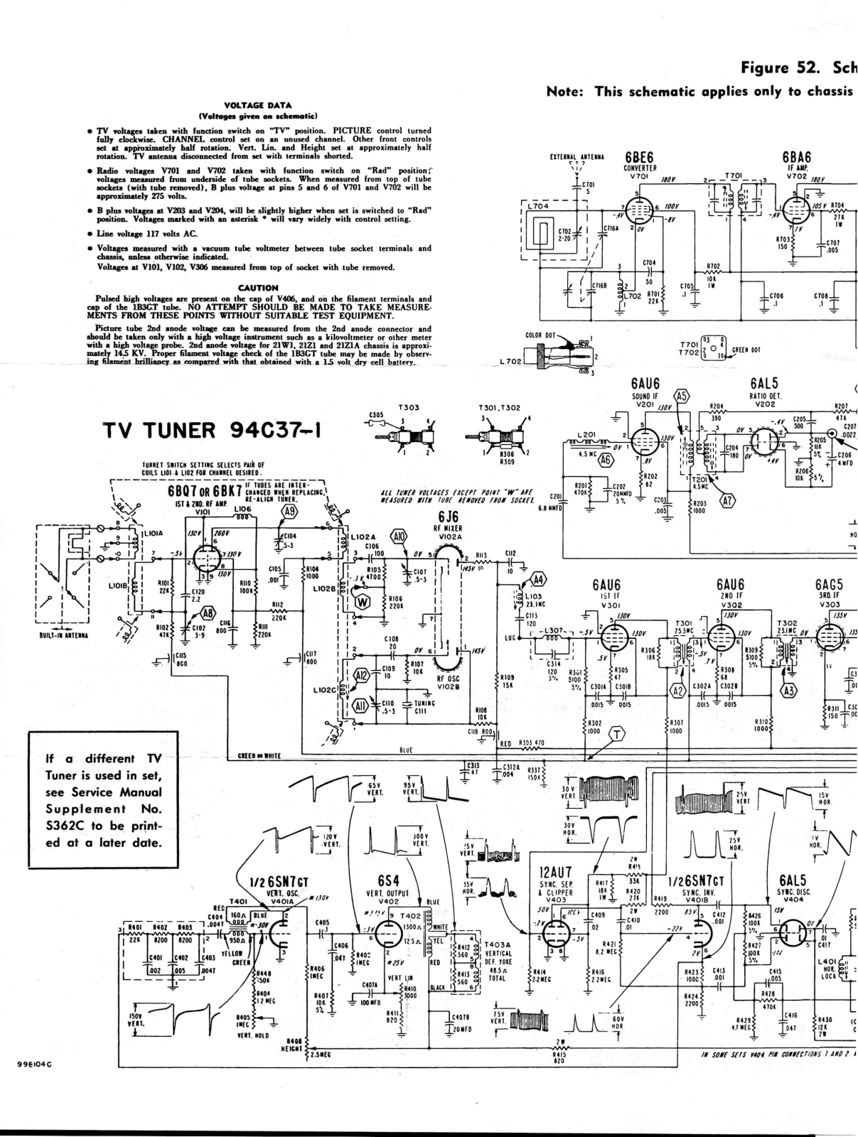 Admiral 21w1, 21y1, 21z1, 21z1a schematic - ManualMachine.com