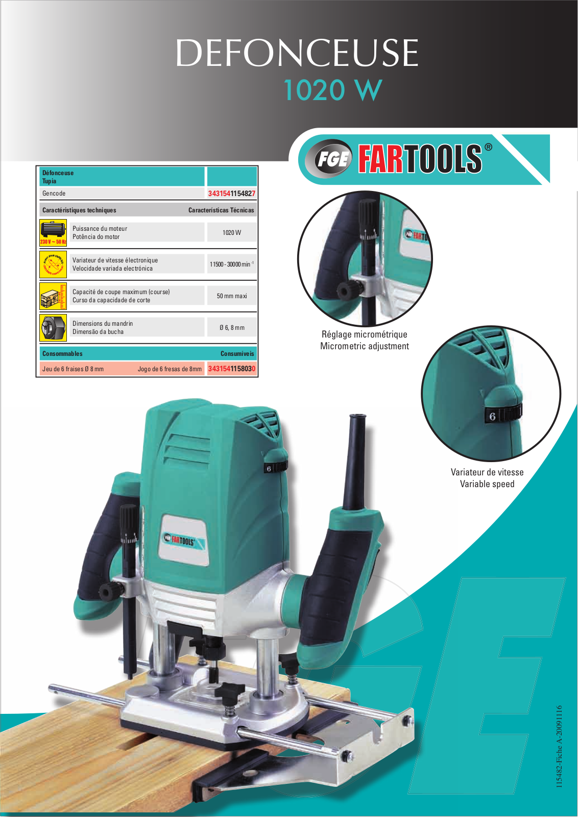 FARTOOLS ER1200 User Manual