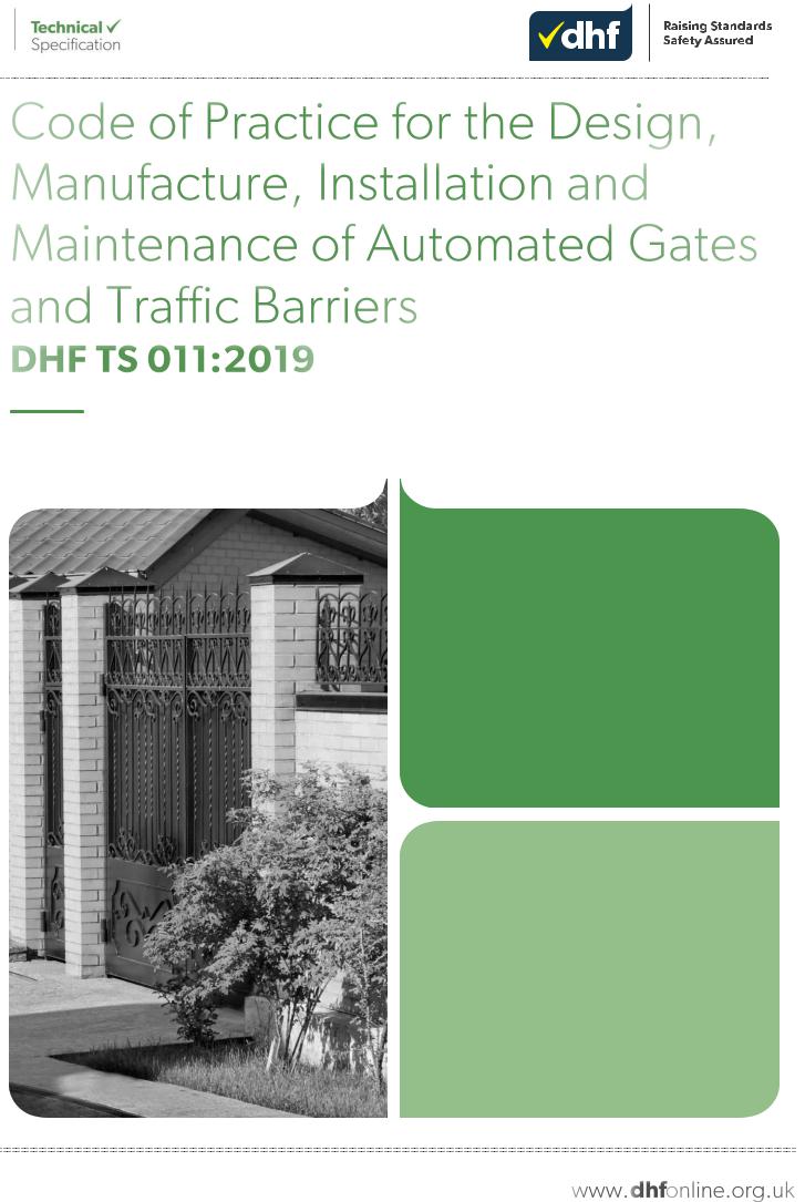 DHF Traffic Barriers User Manual