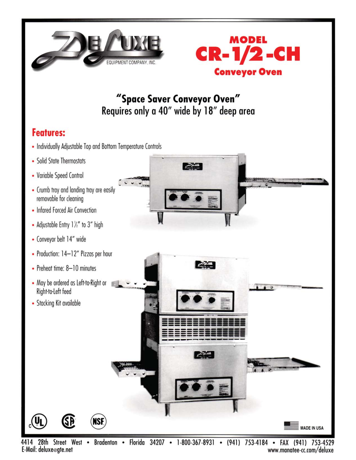 Deluxe CR-1-2-CH User Manual