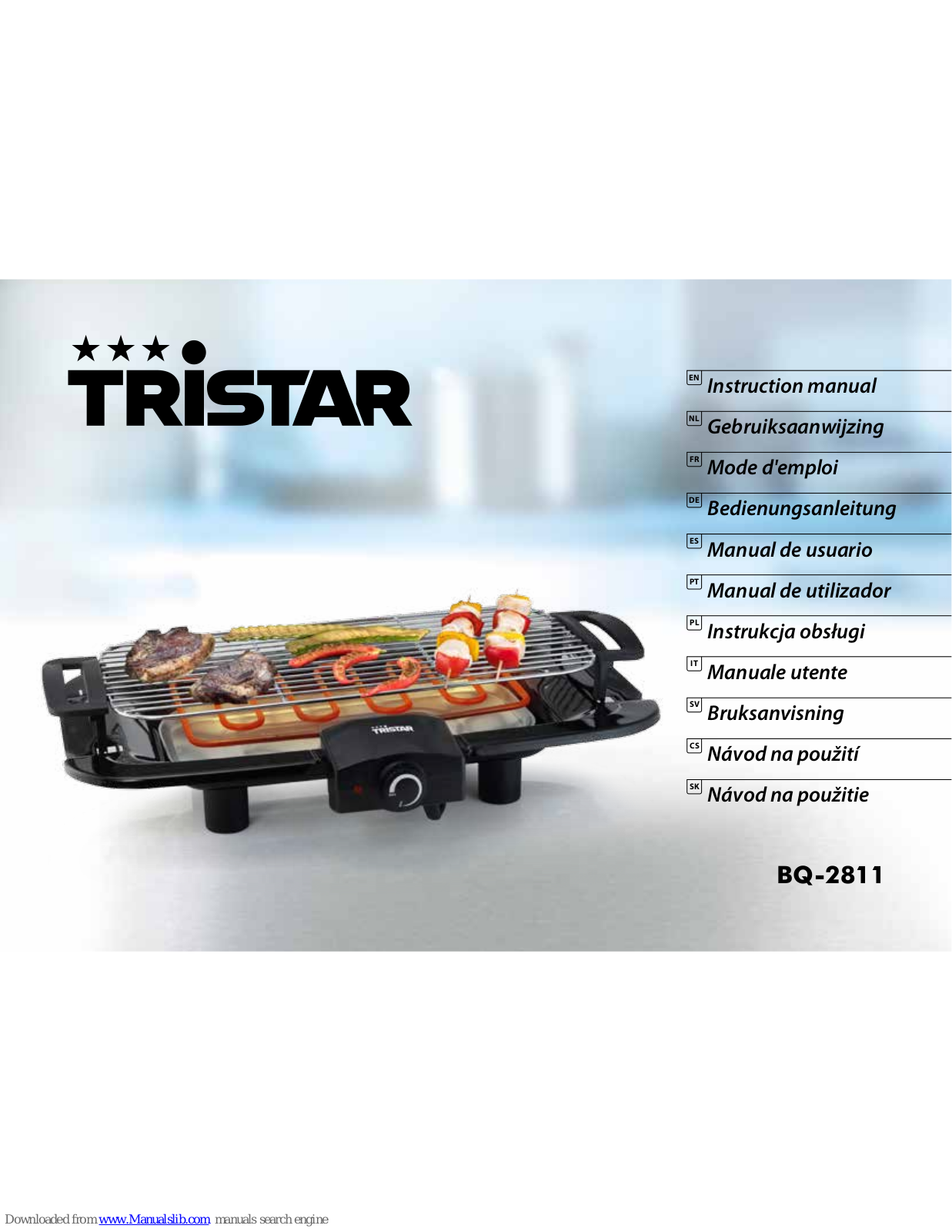 TriStar BQ-2811 Instruction Manual