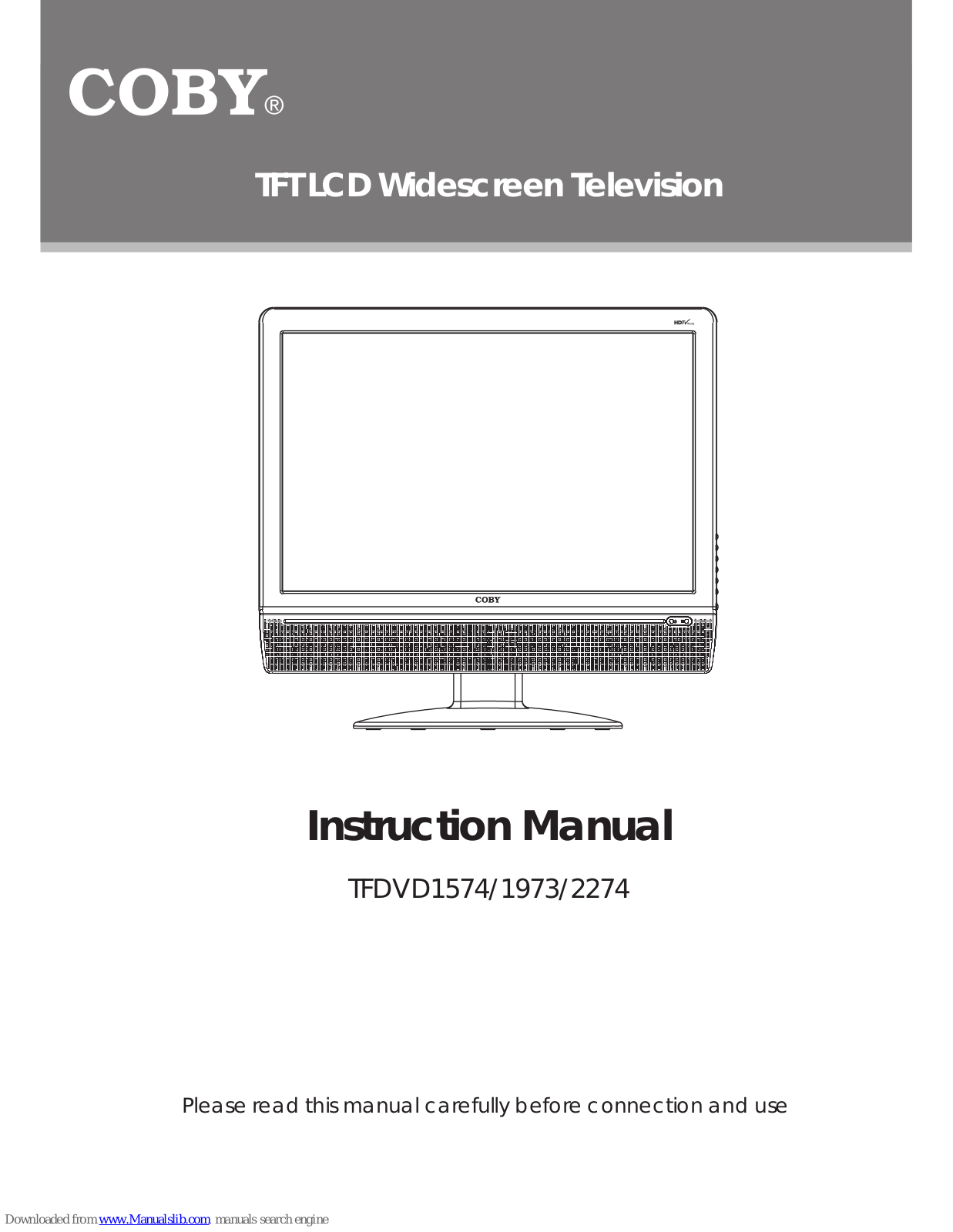 Coby TFDVD1973, TFDVD1574, TFDVD2274 Instruction Manual