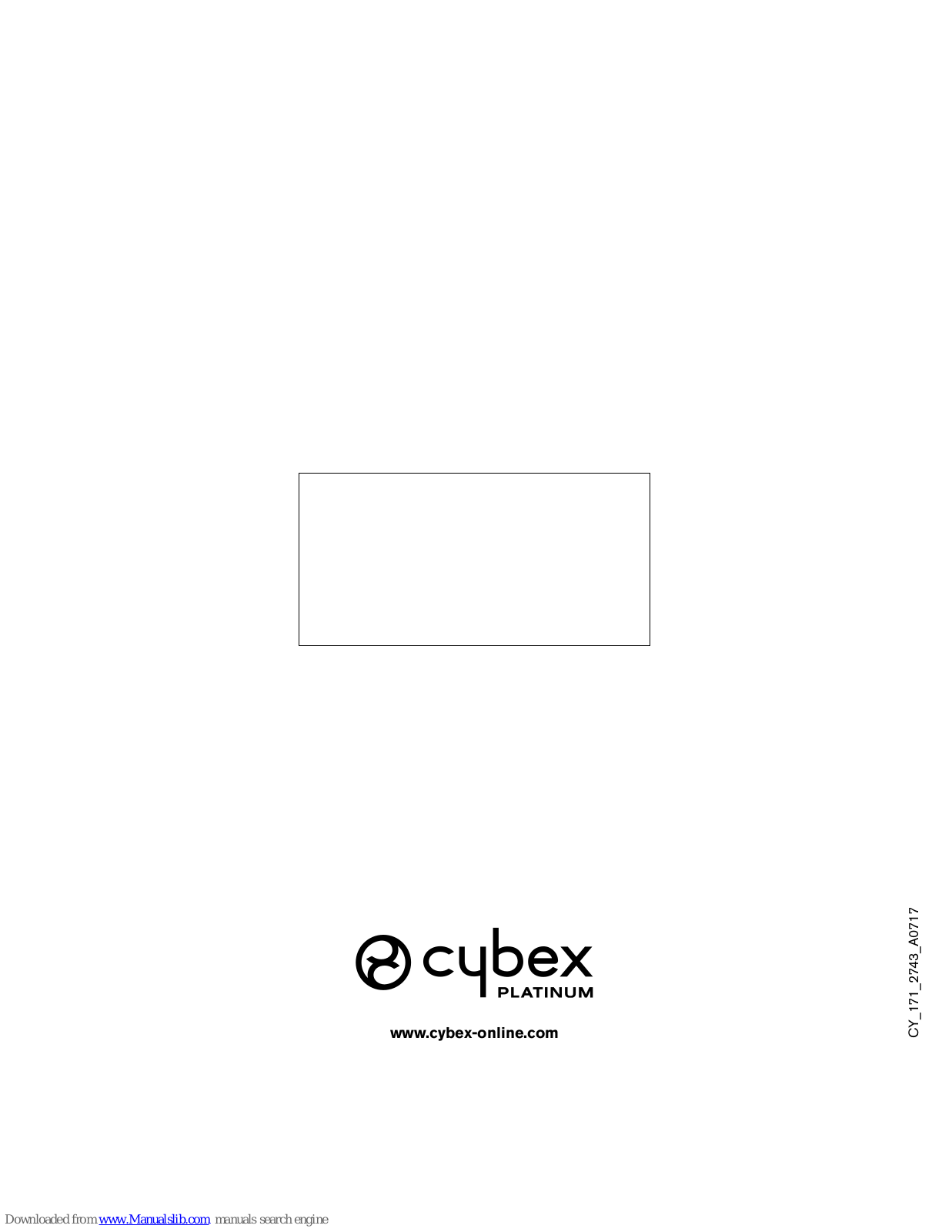 CYBEX YEMA CLICK User Manual