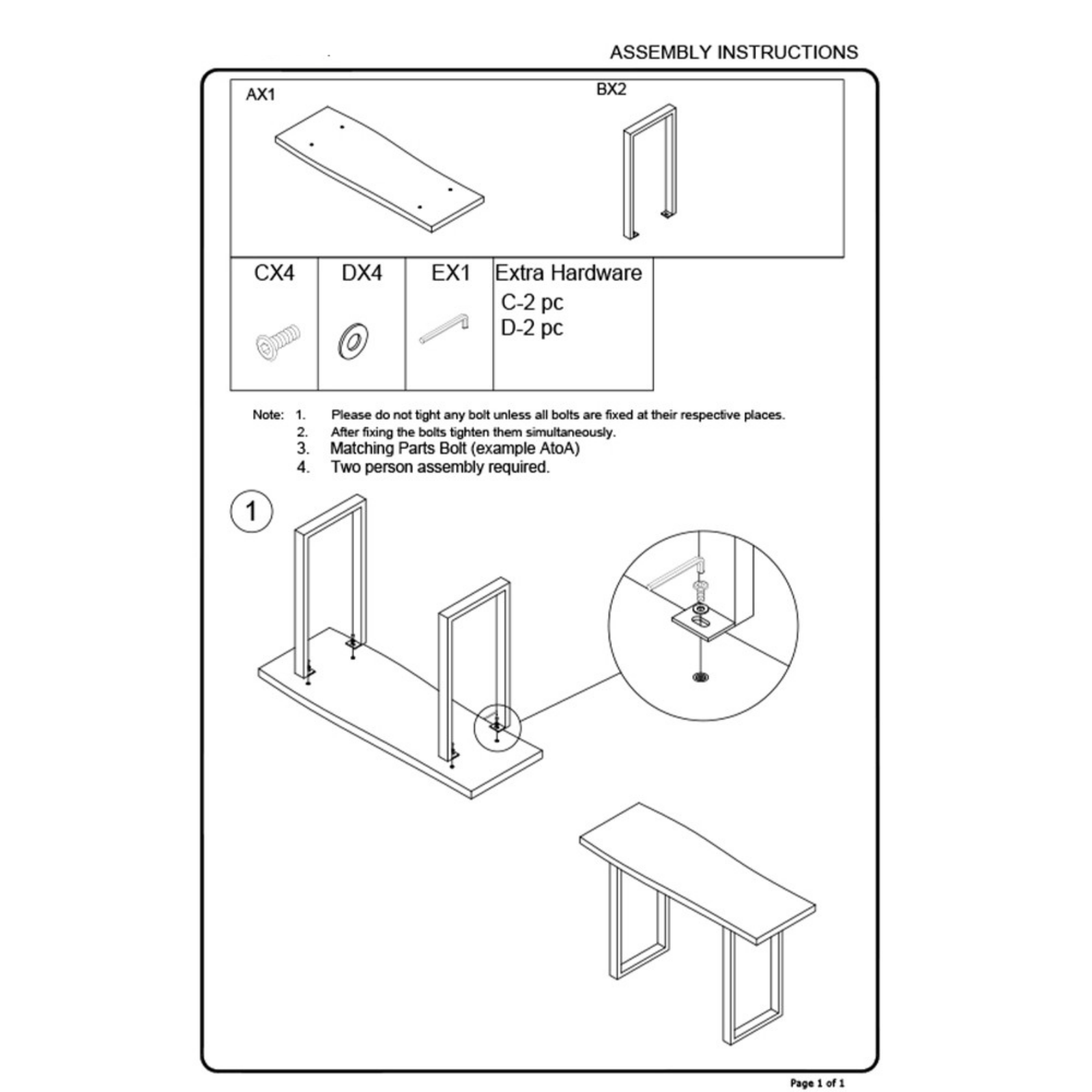 Union Rustic W001297436 Installation & Assembly - ManualMachine.com