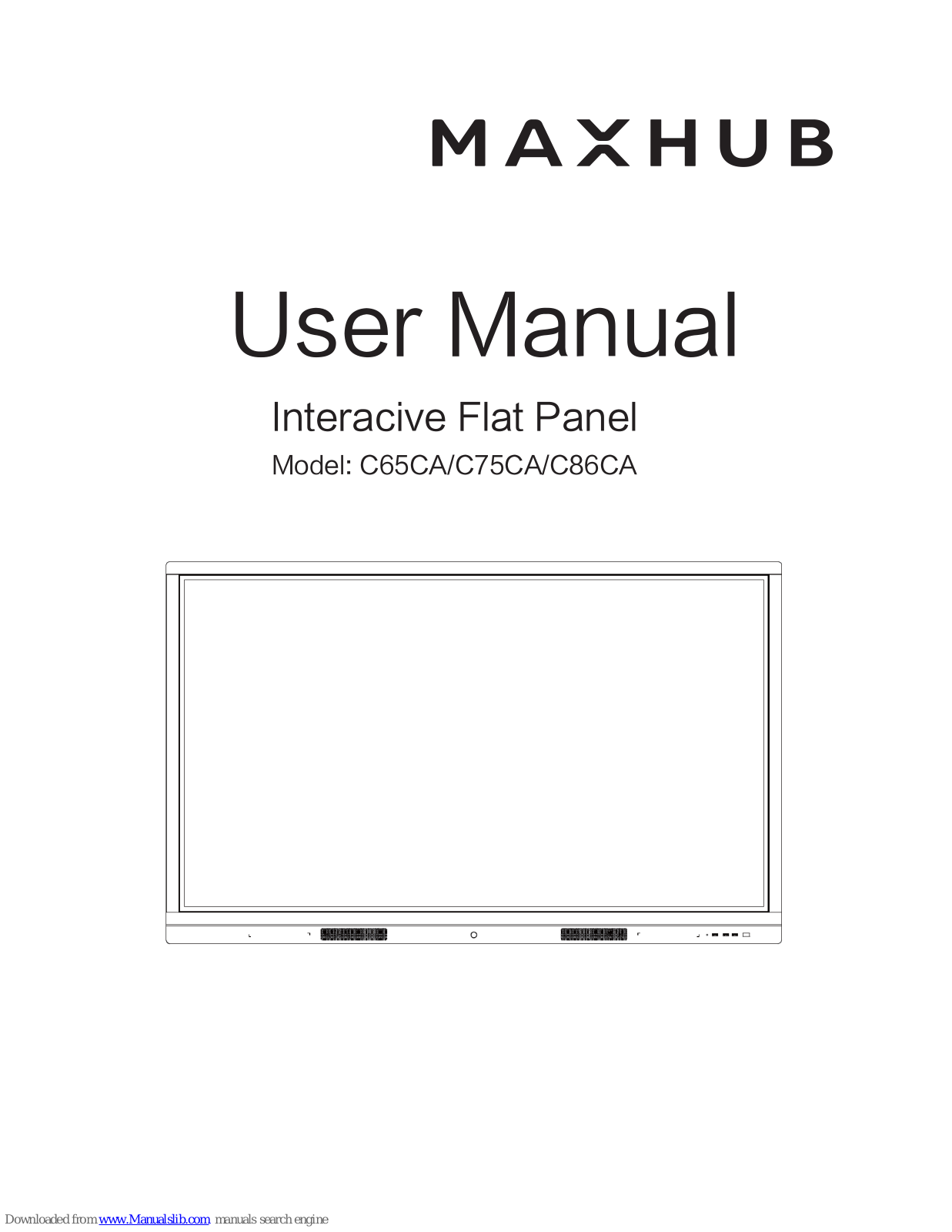 MAXHUB C75CA, C65CA, C86CA User Manual