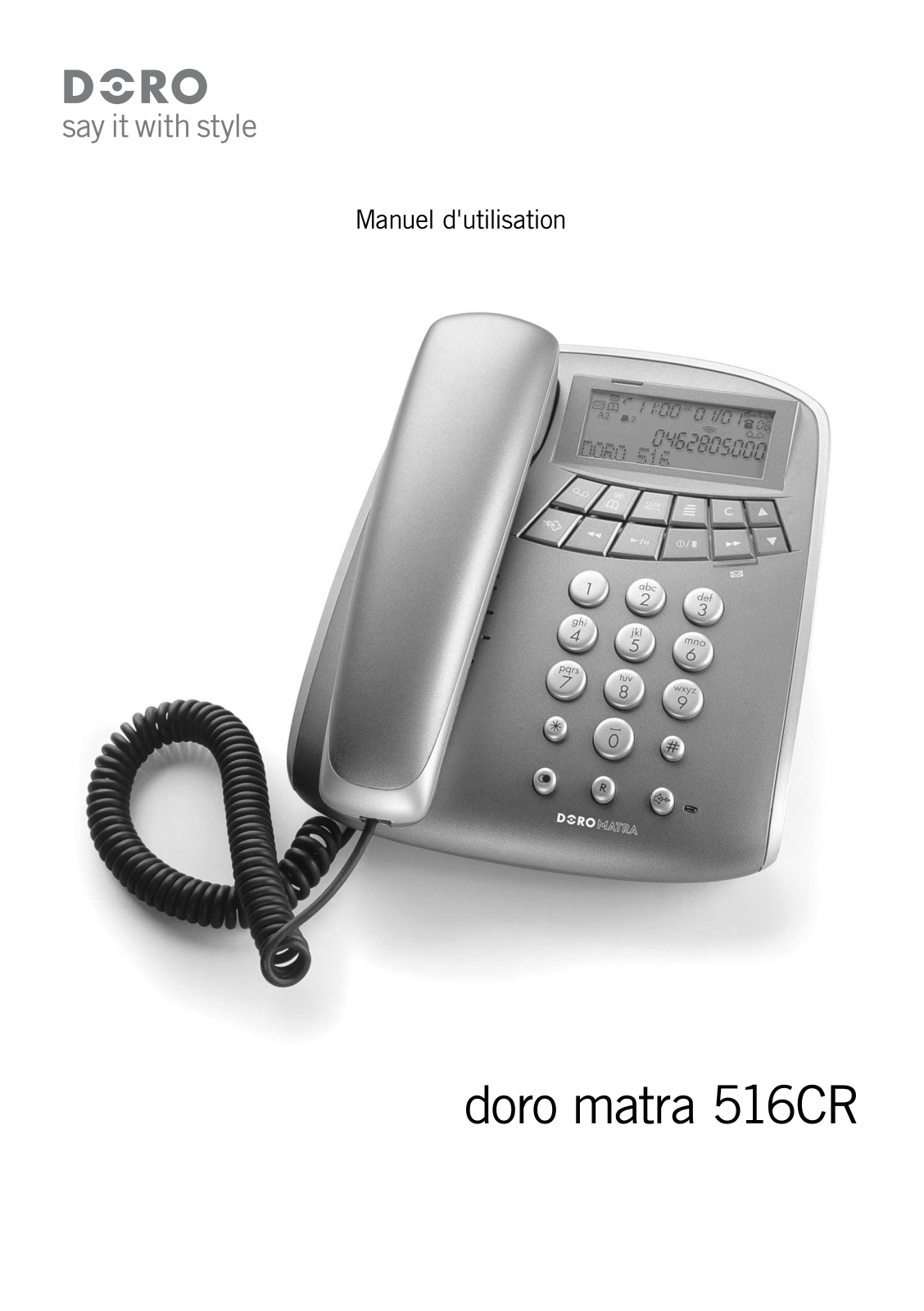 DORO Matra 516cr User Manual