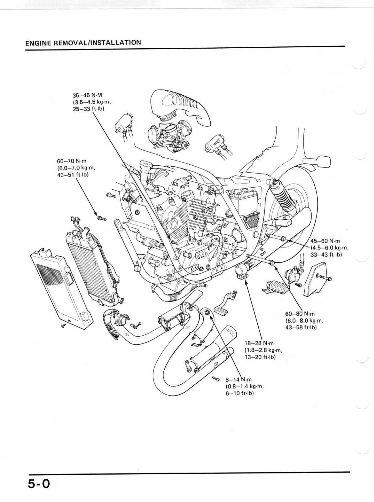 Honda VT 700, VT 750 Service Manual 05