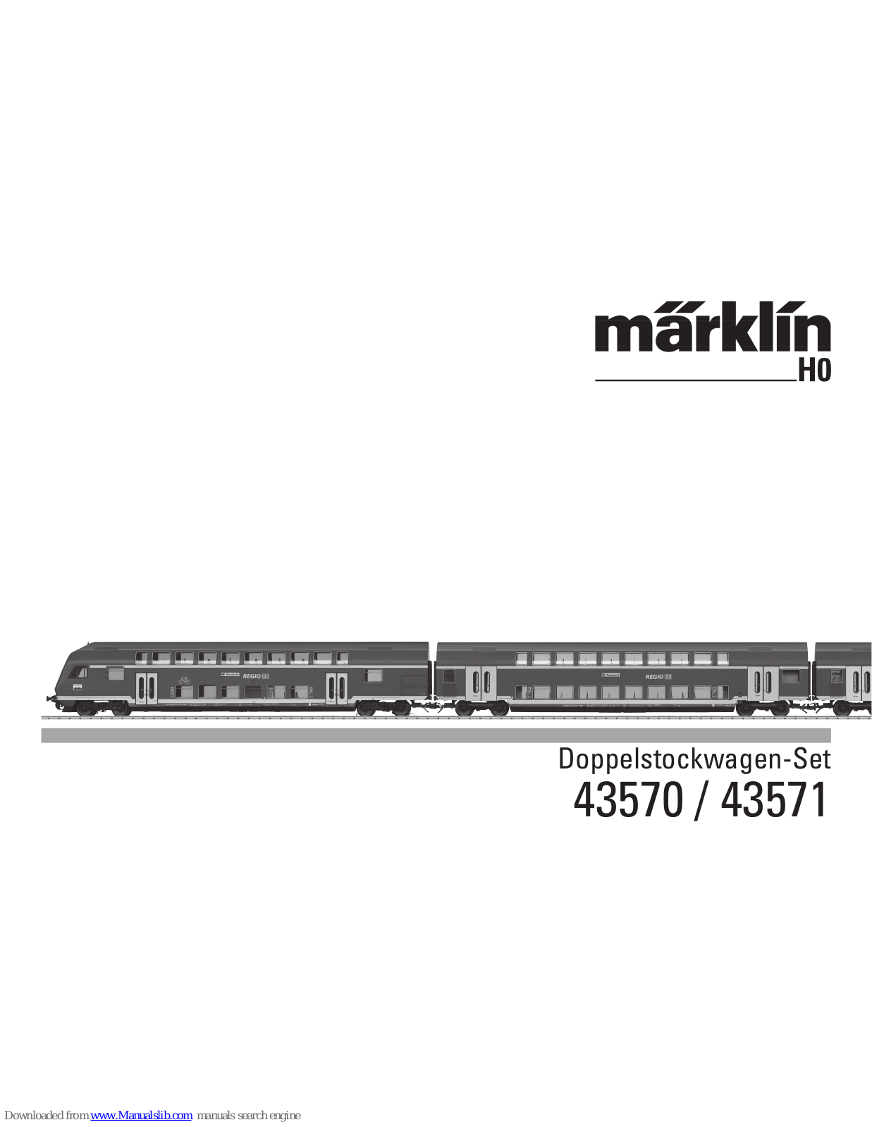 marklin 43570, 73571 User Manual - ManualMachine.com