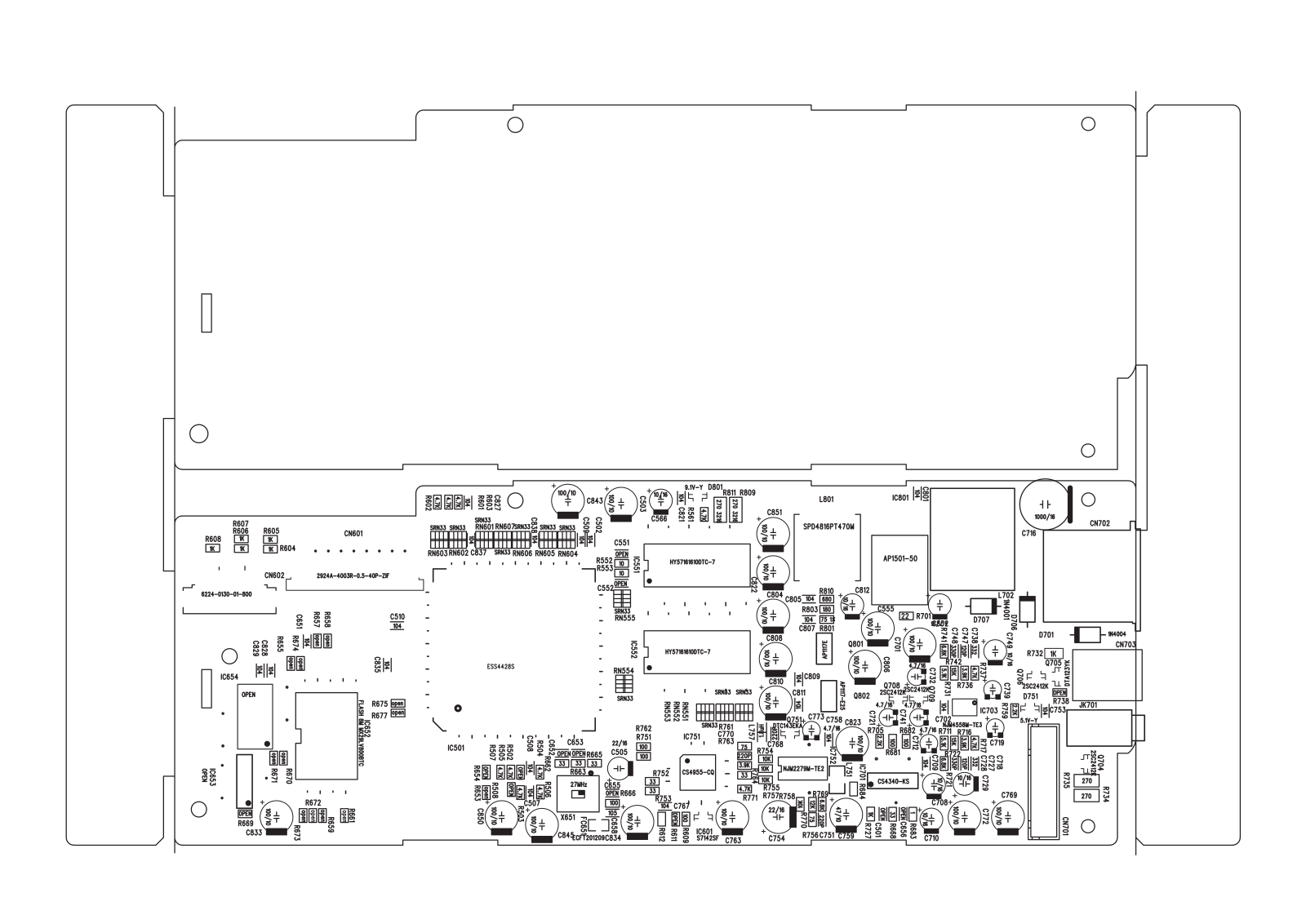 Mystery MDVC-1200RF LAYOUT