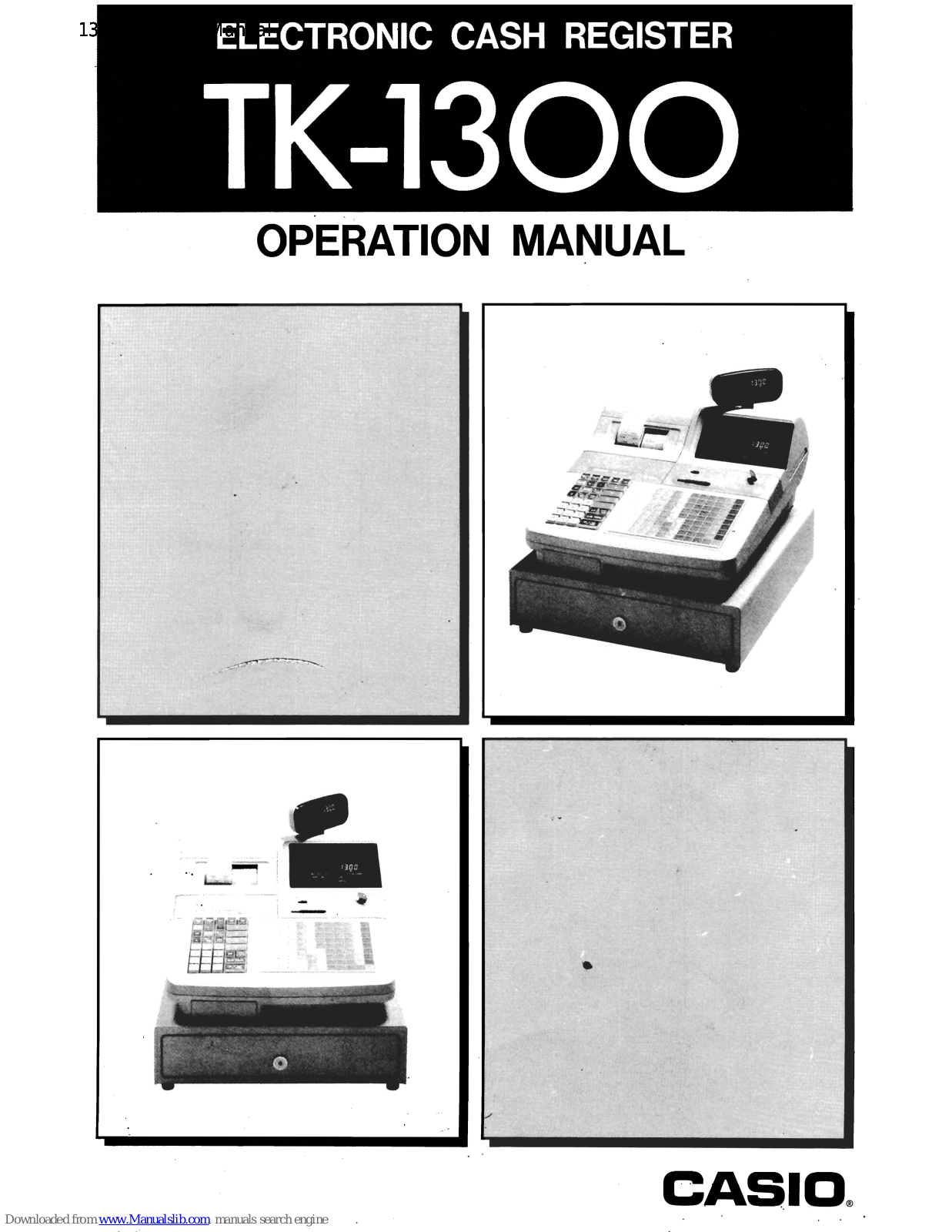 Casio TK-1300 Operation Manual - ManualMachine.com