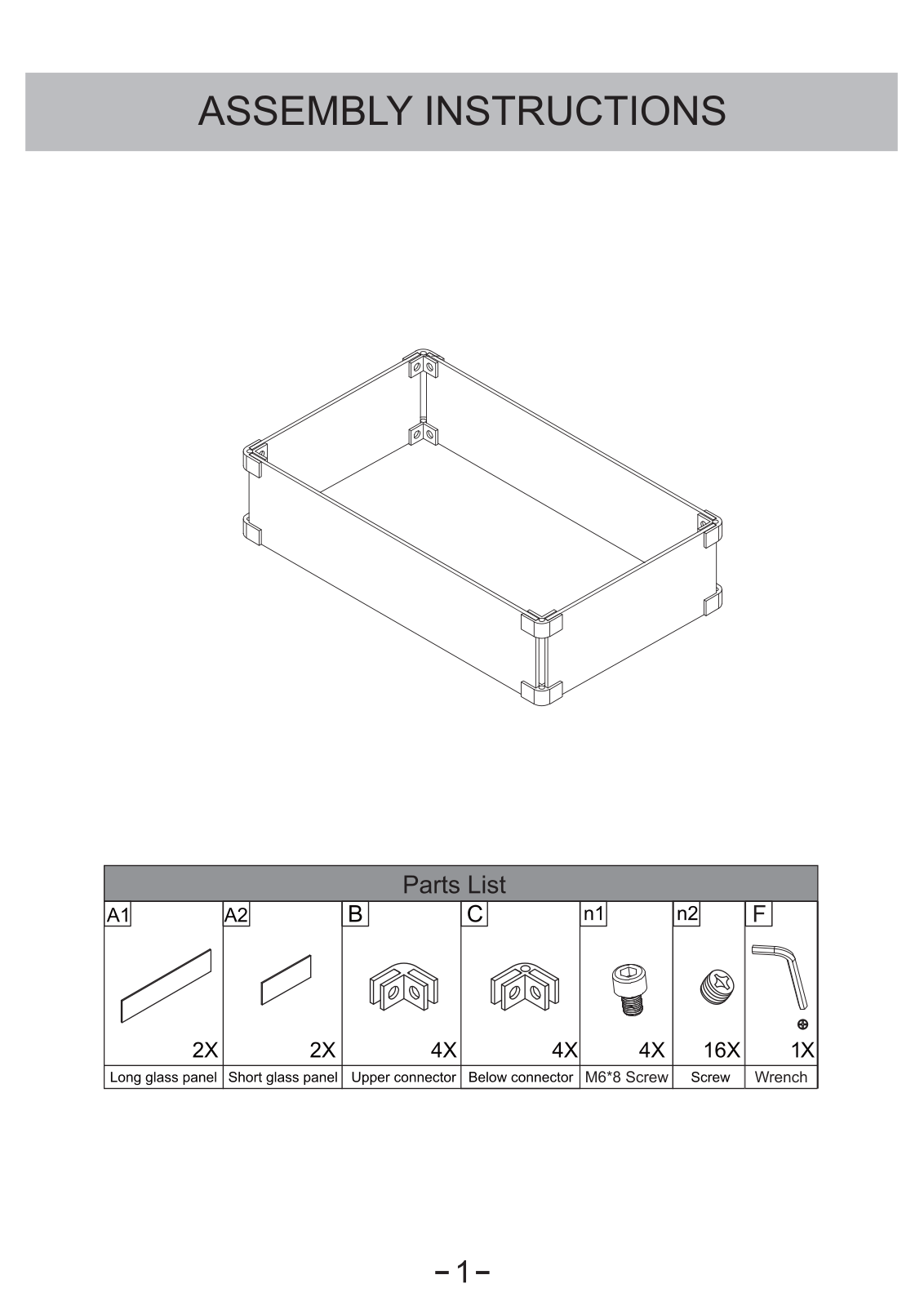 HOMREST CMRE1012 Installation & Assembly - ManualMachine.com