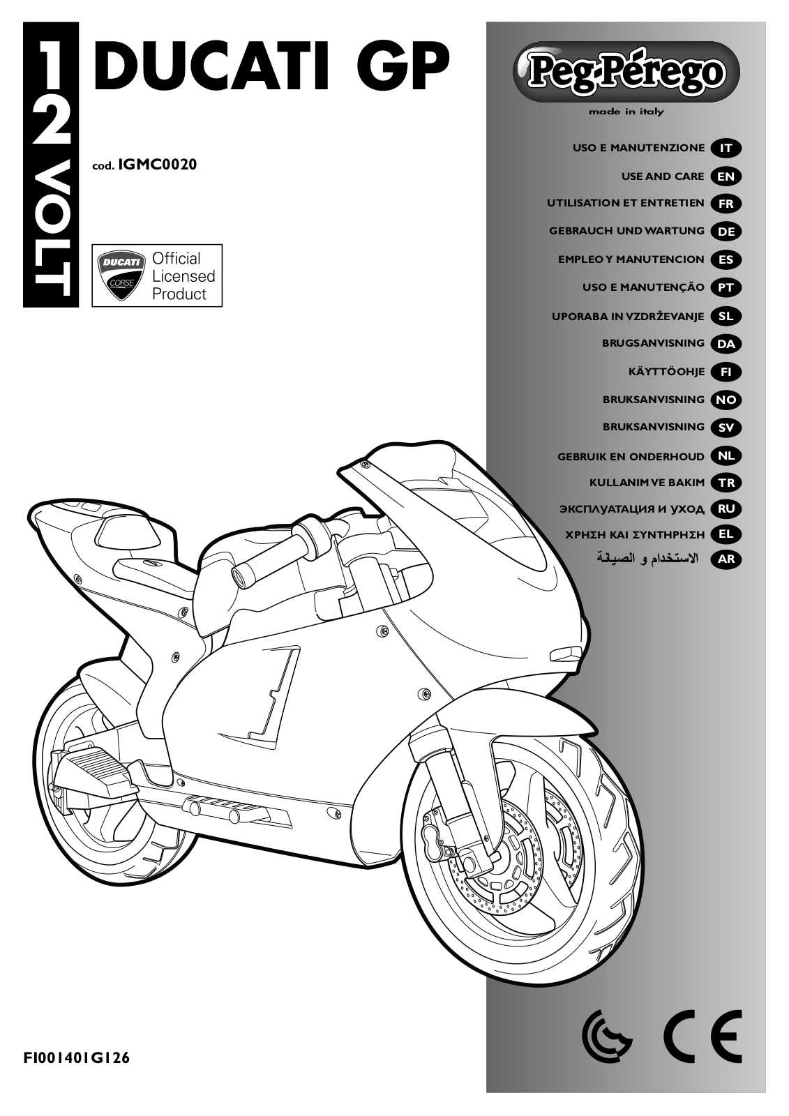 Peg-Perego IGMC0020 User guide - ManualMachine.com