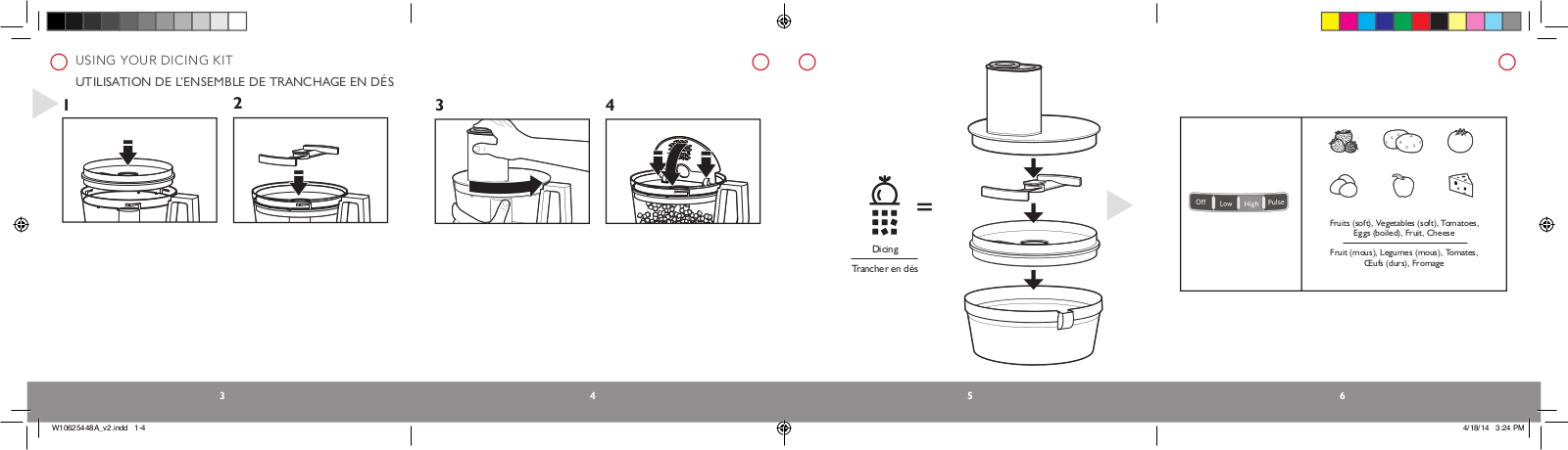 KitchenAid KFP13DC12 Quick Reference Guide