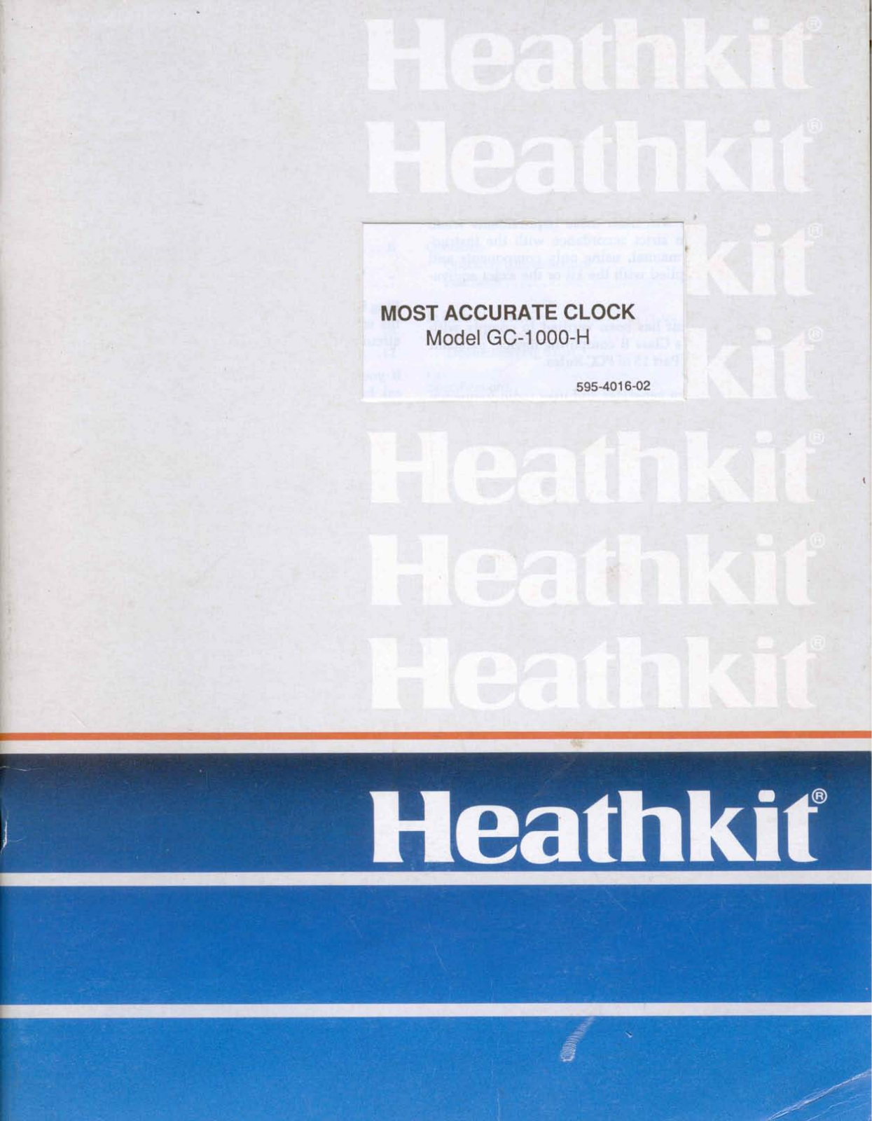 Heathkit GC-1000-H User Manual