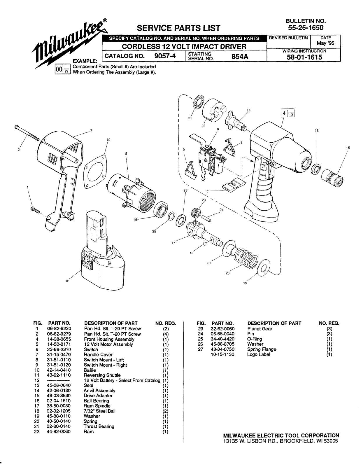 Milwaukee 9057-4 User Manual - ManualMachine.com
