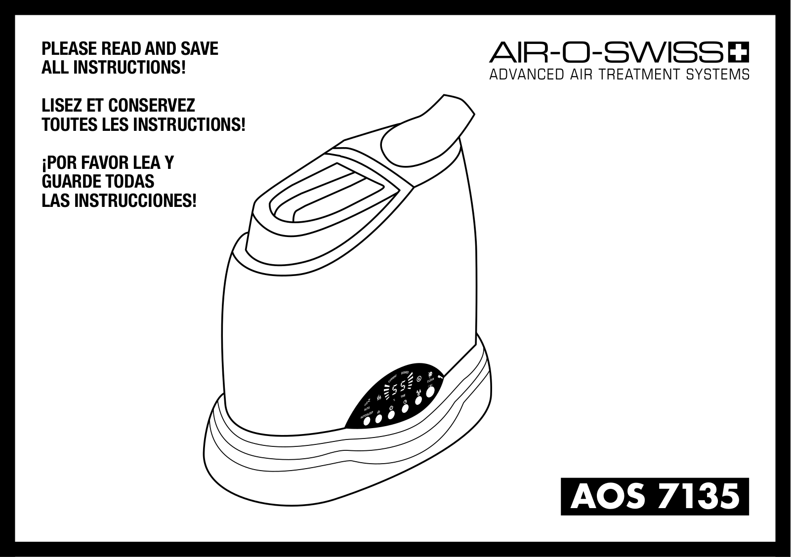 Air-O-Swiss AOS 7135 User Manual