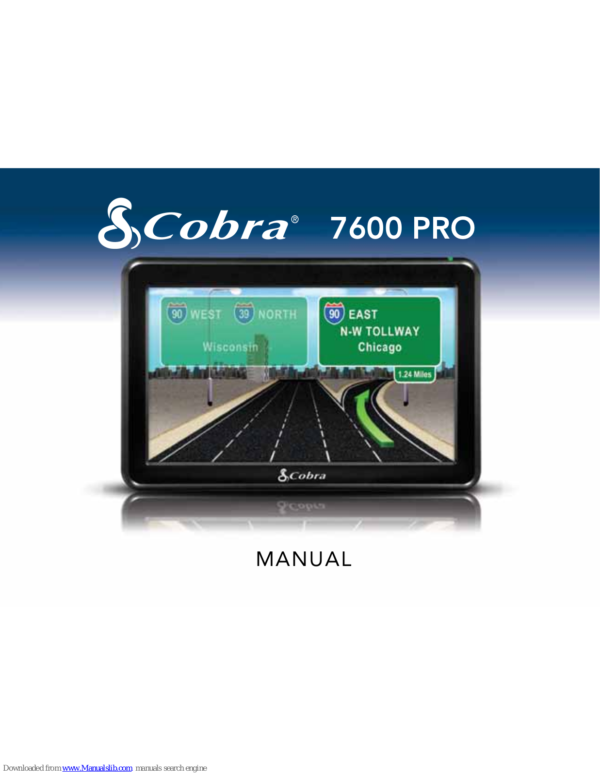 Cobra 7600 PRO User Manual